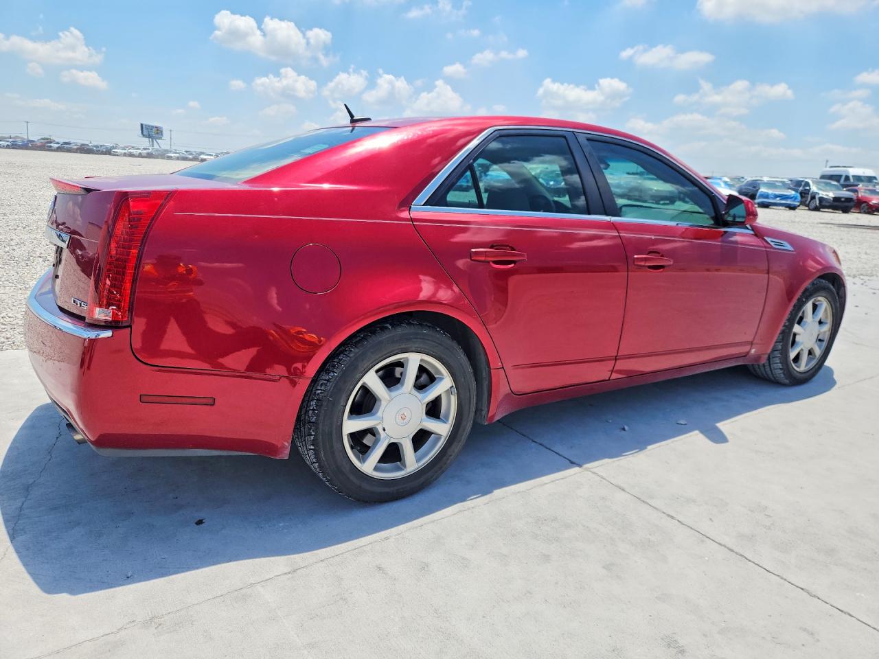 2008 Cadillac Cts Hi Feature V6 Red vin: 1G6DV57VX80167417