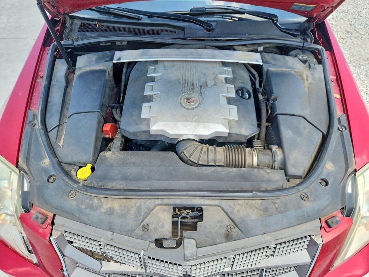 2008 Cadillac Cts Hi Feature V6 Red vin: 1G6DV57VX80167417