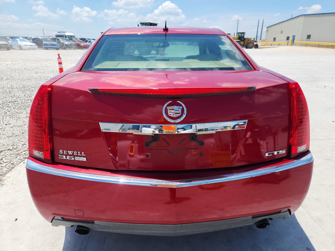 2008 Cadillac Cts Hi Feature V6 Red vin: 1G6DV57VX80167417