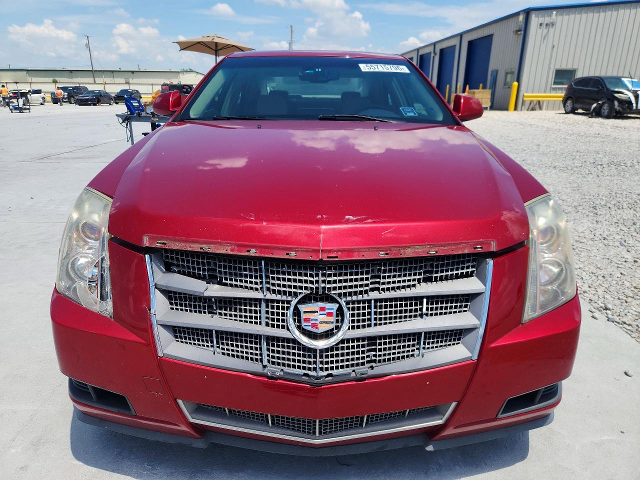 2008 Cadillac Cts Hi Feature V6 Red vin: 1G6DV57VX80167417