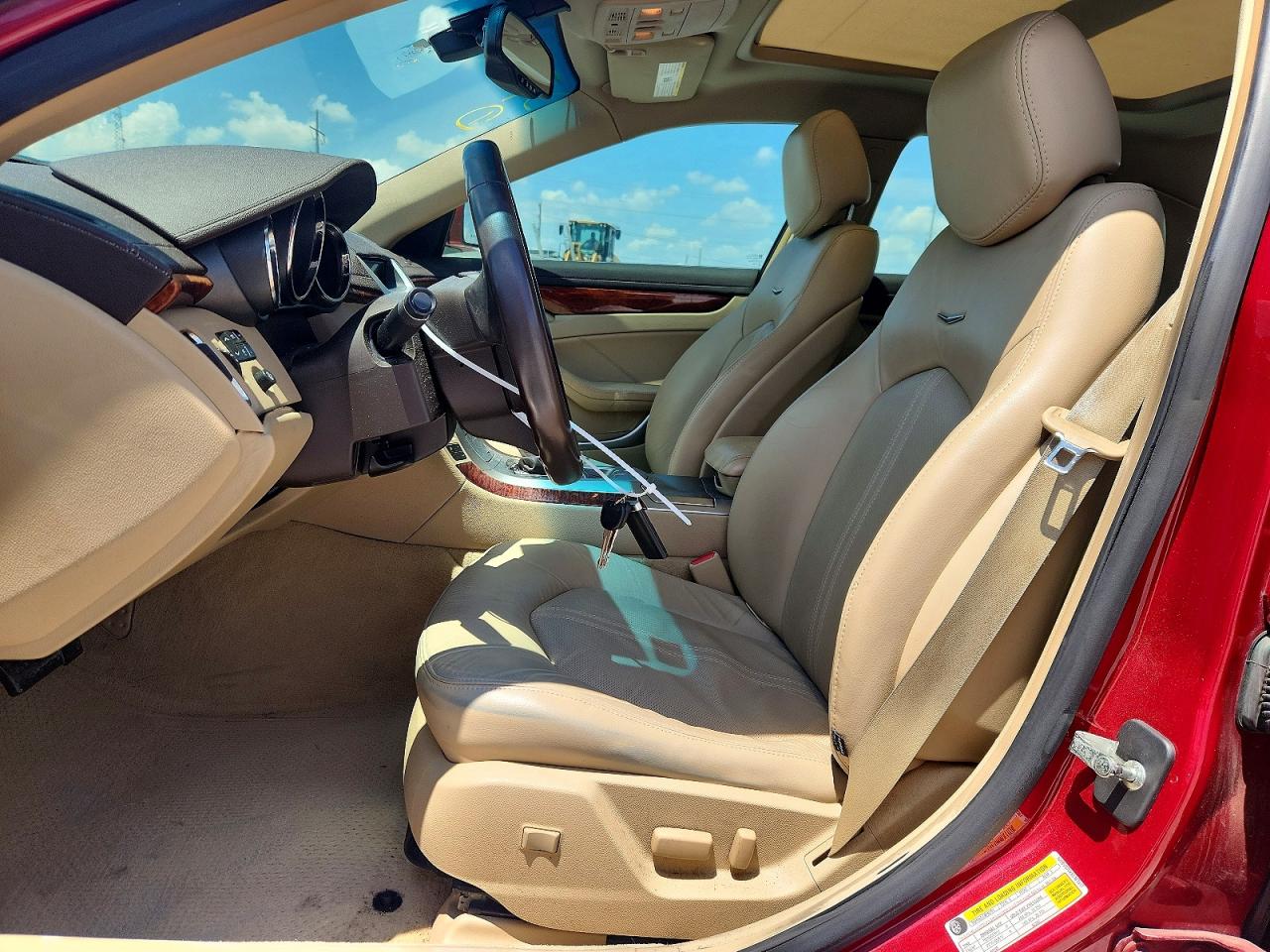 2008 Cadillac Cts Hi Feature V6 Red vin: 1G6DV57VX80167417