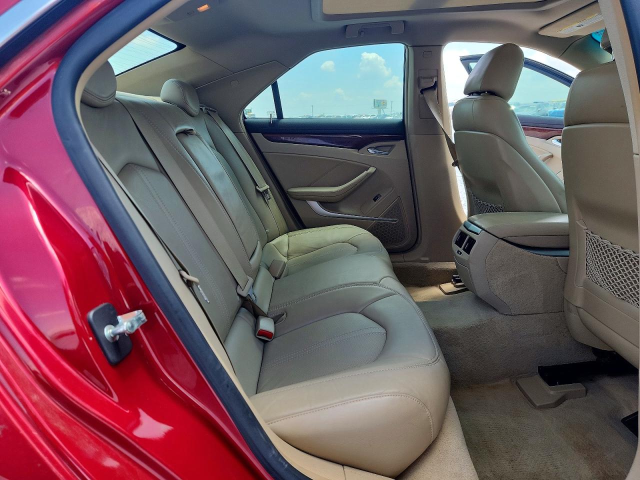 2008 Cadillac Cts Hi Feature V6 Red vin: 1G6DV57VX80167417