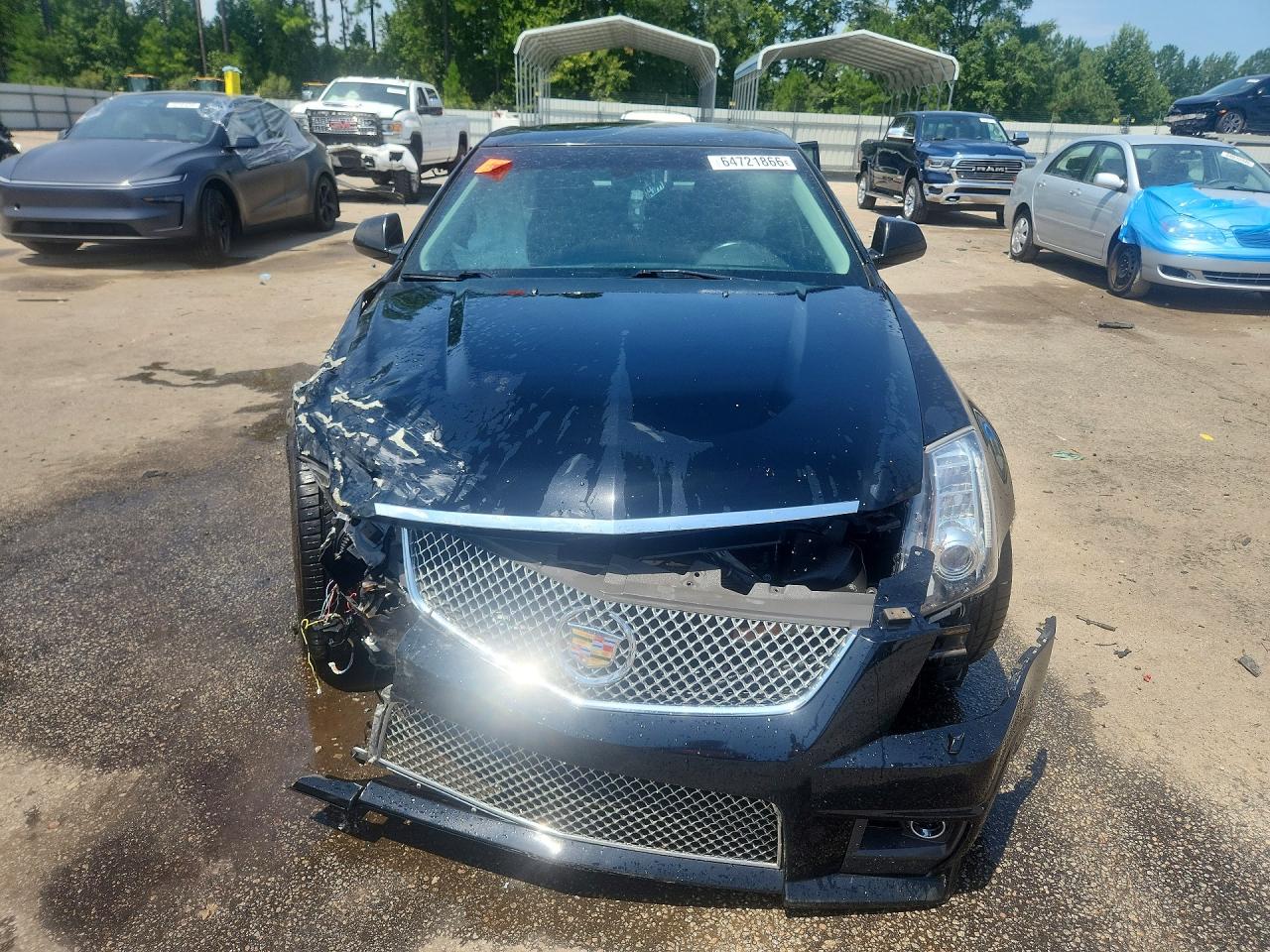 2013 Cadillac Cts-v Black vin: 1G6DV5EP0D0107452