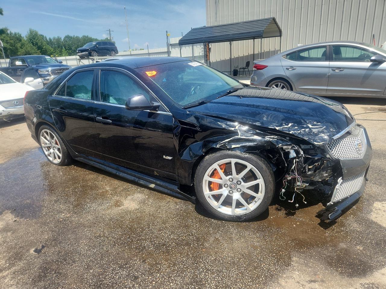 2013 Cadillac Cts-v Black vin: 1G6DV5EP0D0107452