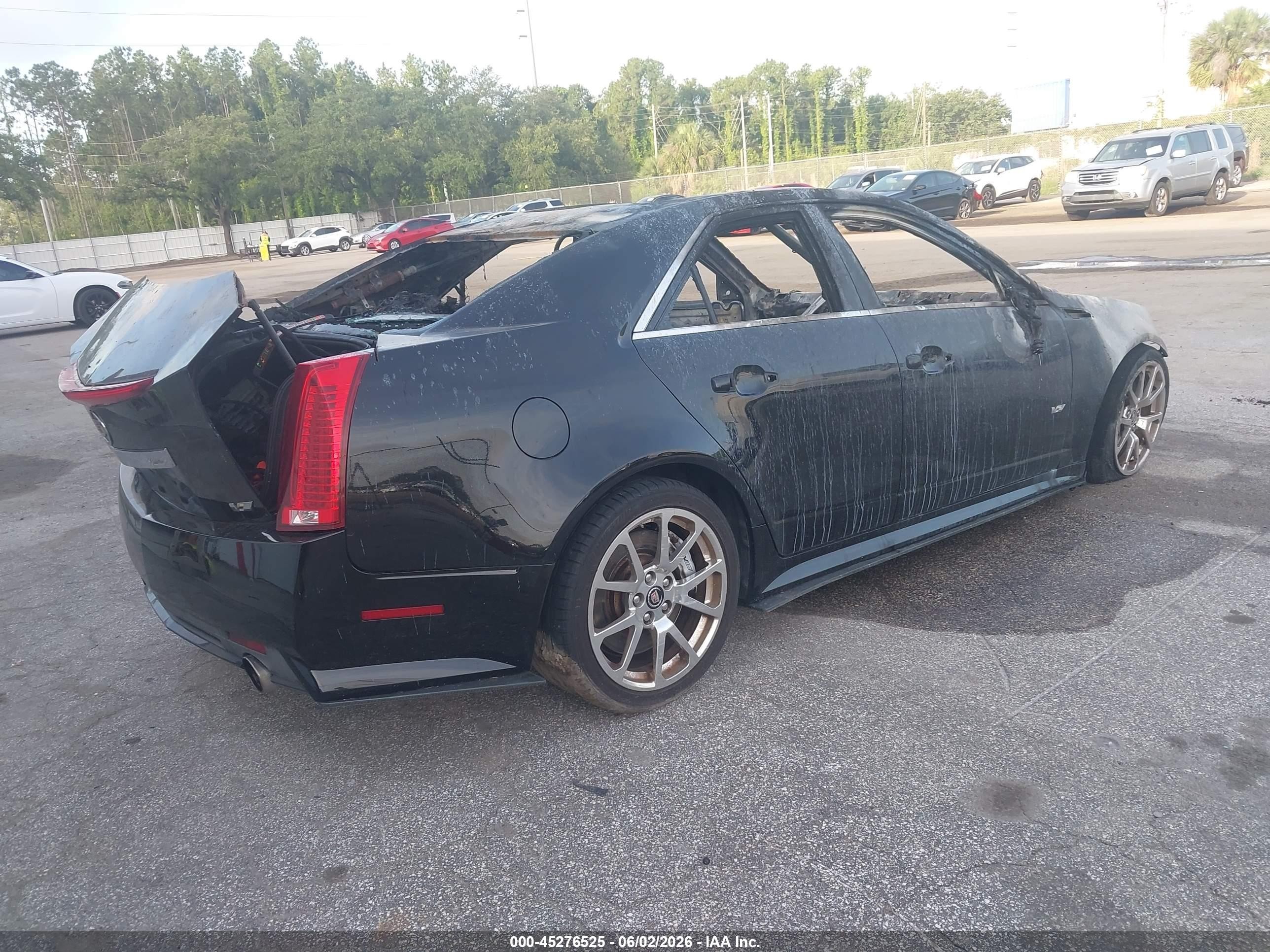 2011 Cadillac Cts-v   Black vin: 1G6DV5EP3B0160871