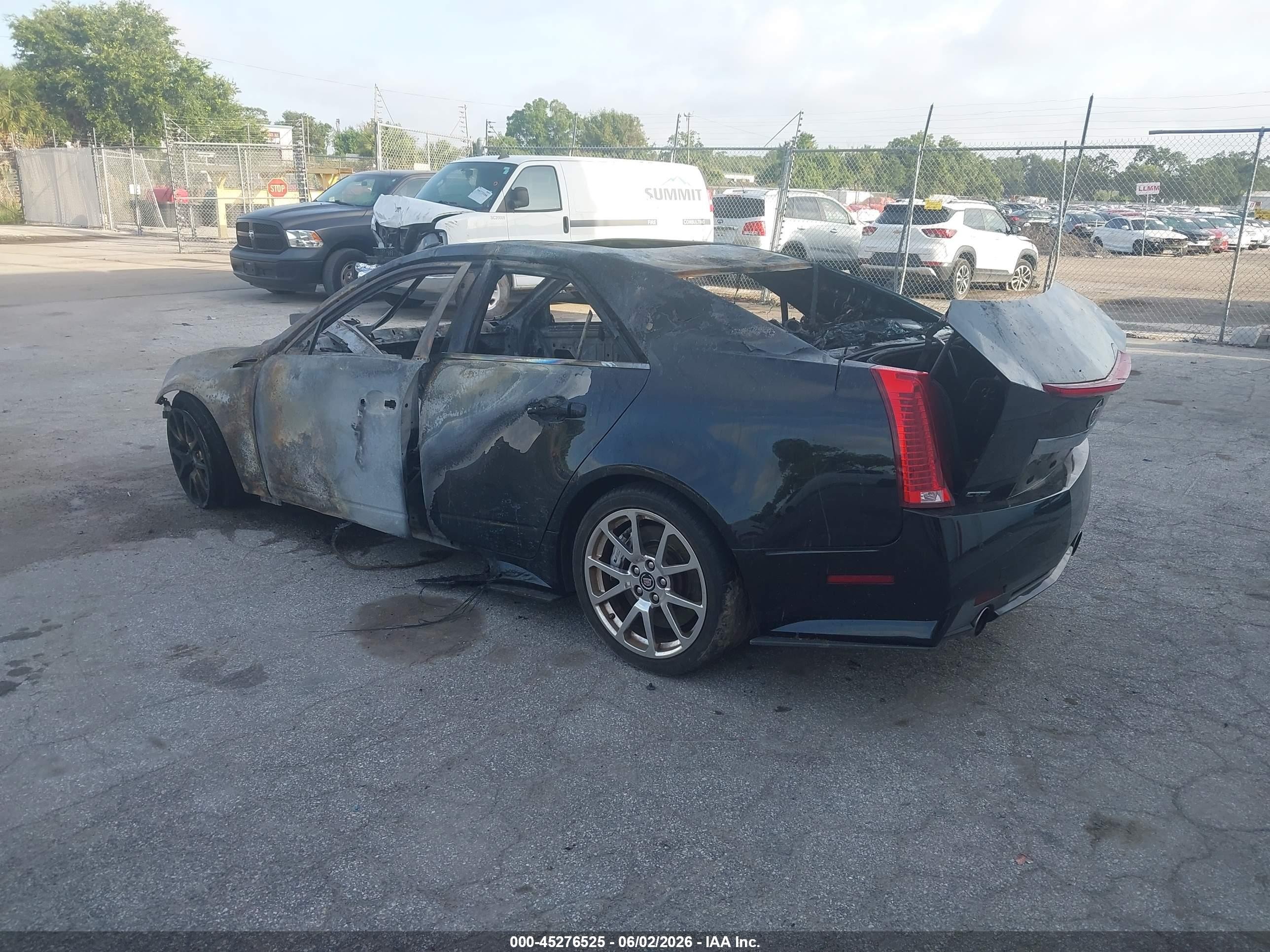2011 Cadillac Cts-v   Black vin: 1G6DV5EP3B0160871