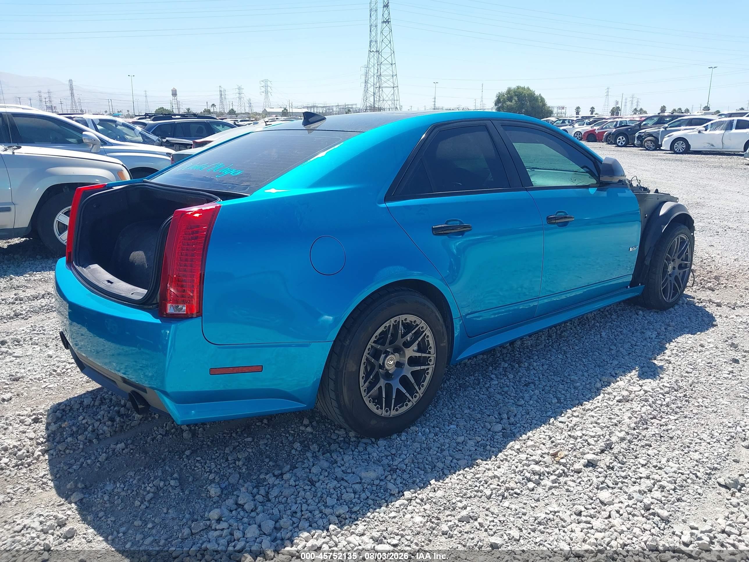 2011 Cadillac Cts-v   Light Blue vin: 1G6DV5EP4B0111372