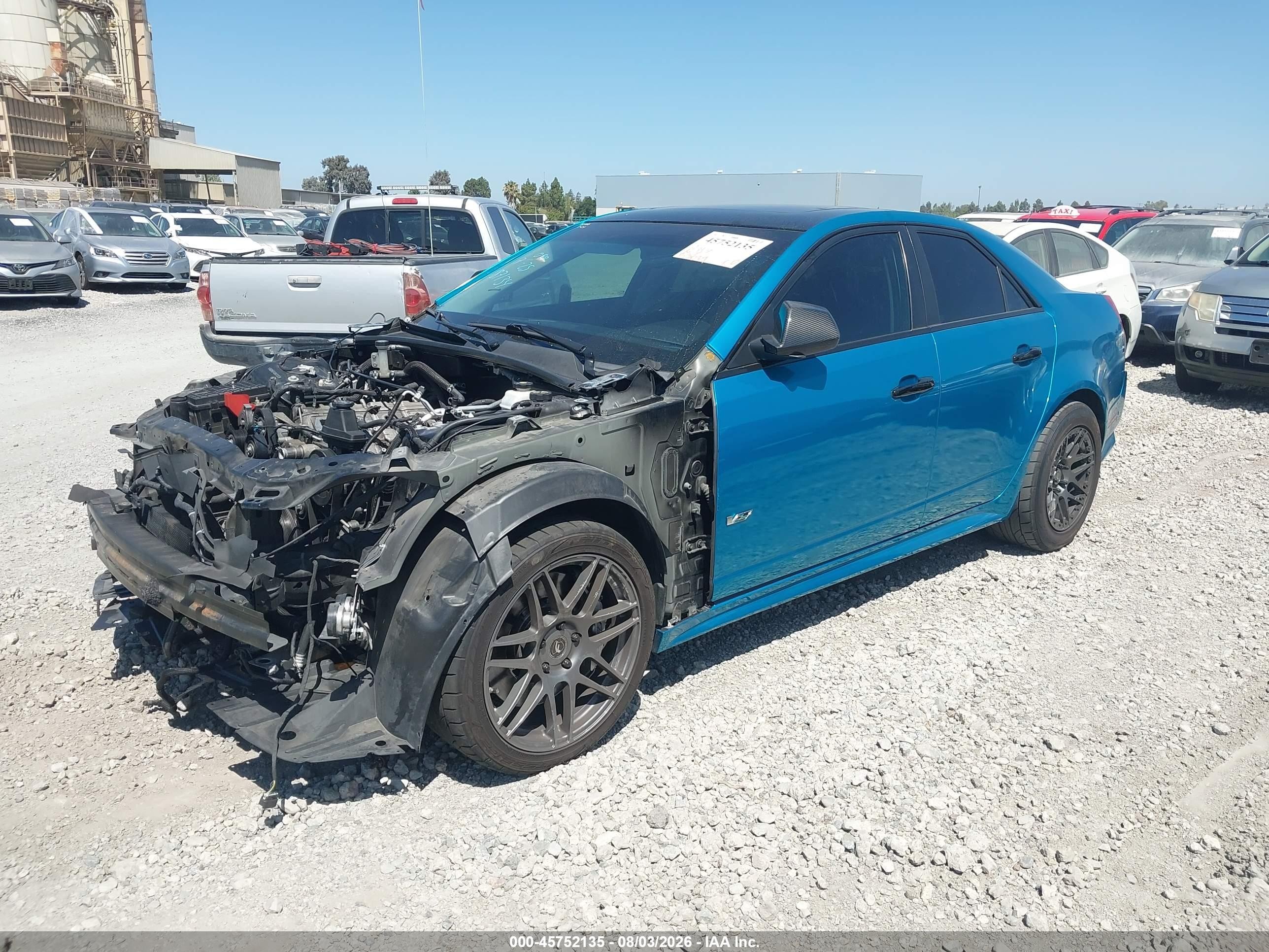 2011 Cadillac Cts-v   Light Blue vin: 1G6DV5EP4B0111372