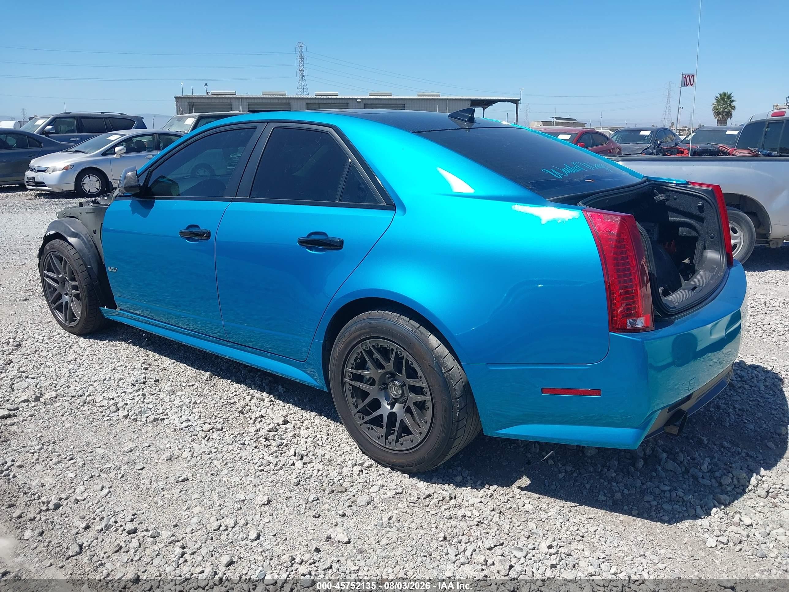 2011 Cadillac Cts-v   Light Blue vin: 1G6DV5EP4B0111372