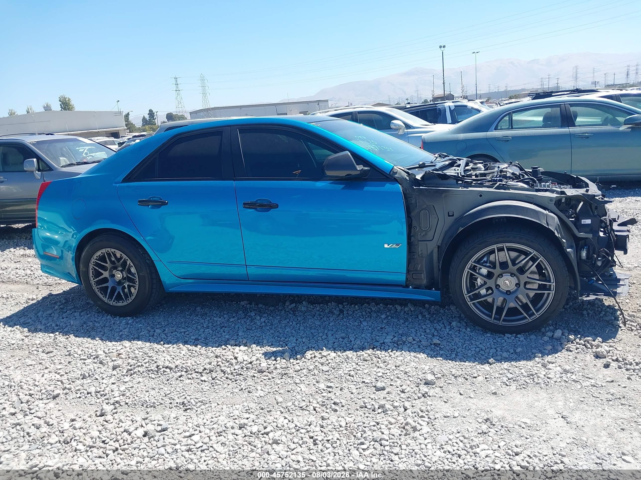 2011 Cadillac Cts-v   Light Blue vin: 1G6DV5EP4B0111372