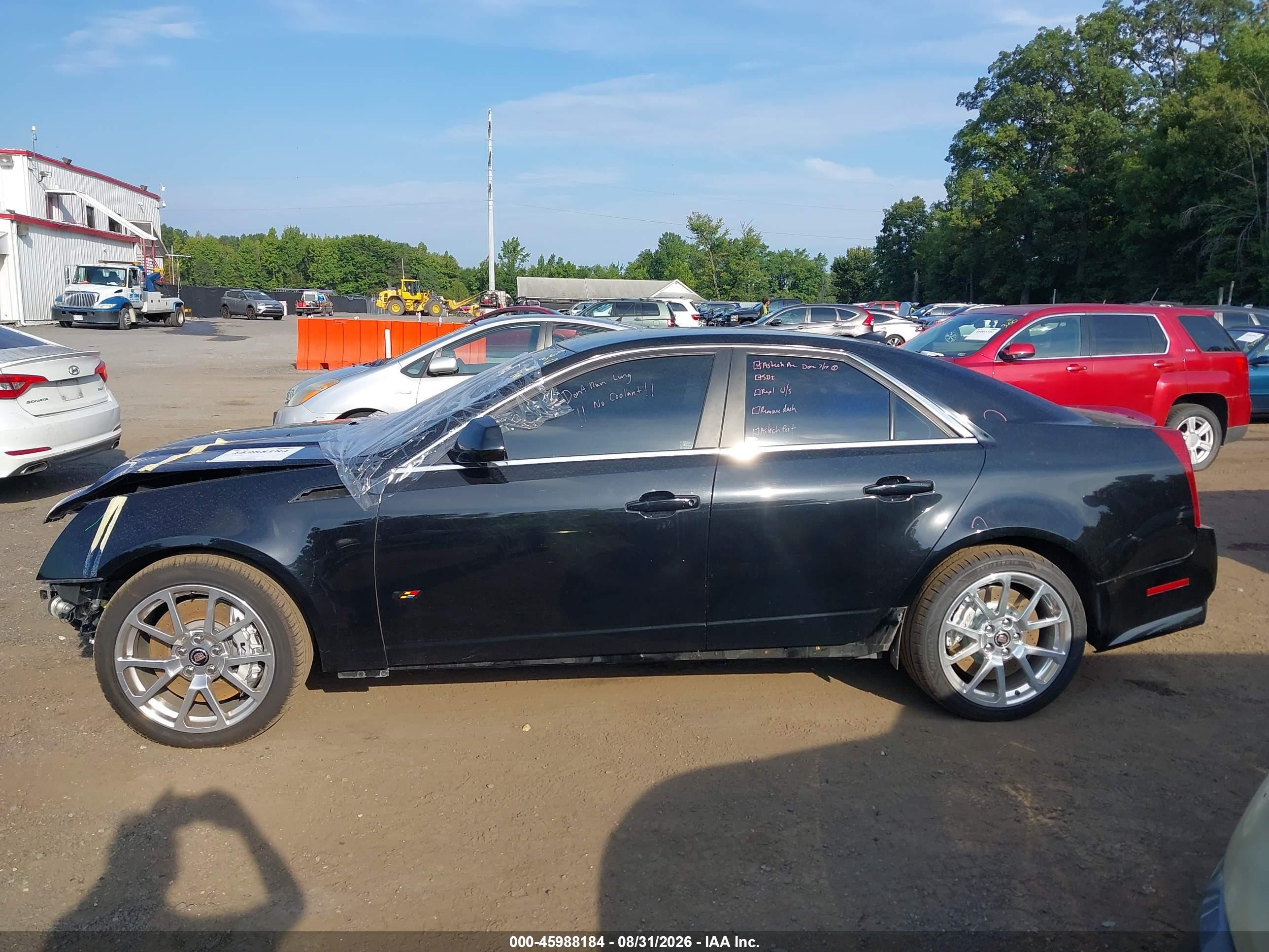 2010 Cadillac Cts-v   Black vin: 1G6DV5EP7A0126849