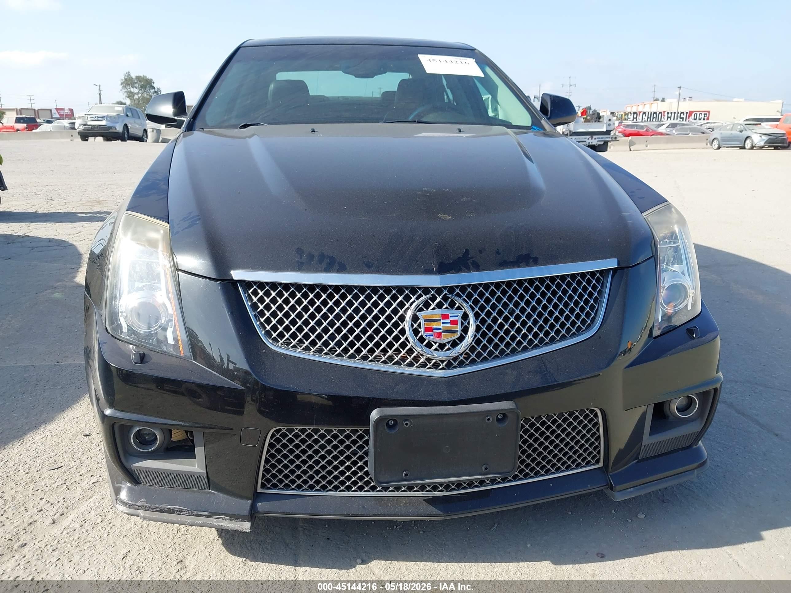 2011 Cadillac Cts-v   Черный vin: 1G6DV5EP7B0128344