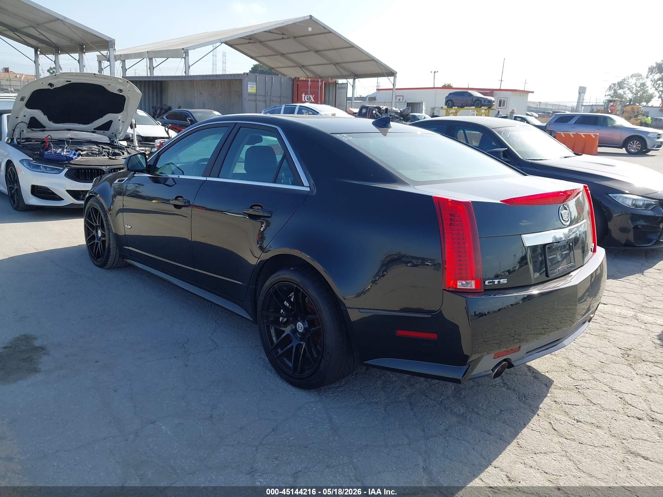 2011 Cadillac Cts-v   Черный vin: 1G6DV5EP7B0128344