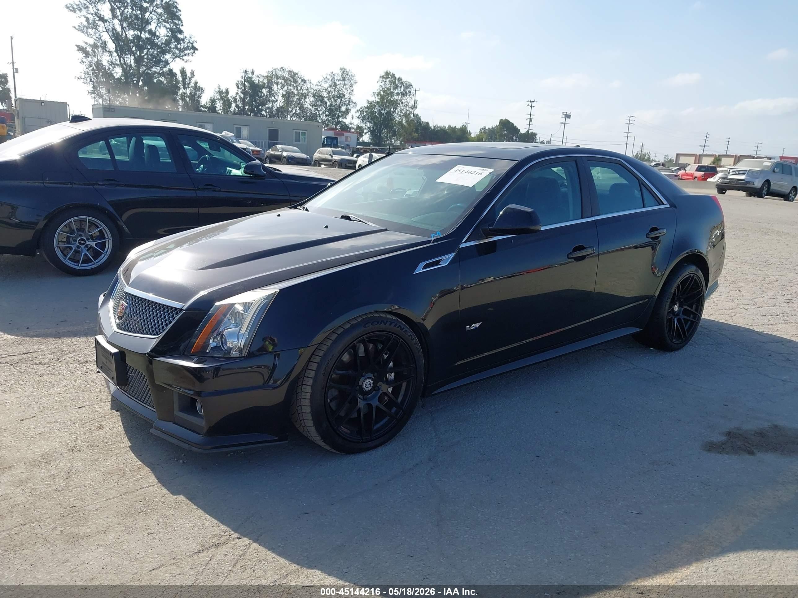 2011 Cadillac Cts-v   Черный vin: 1G6DV5EP7B0128344