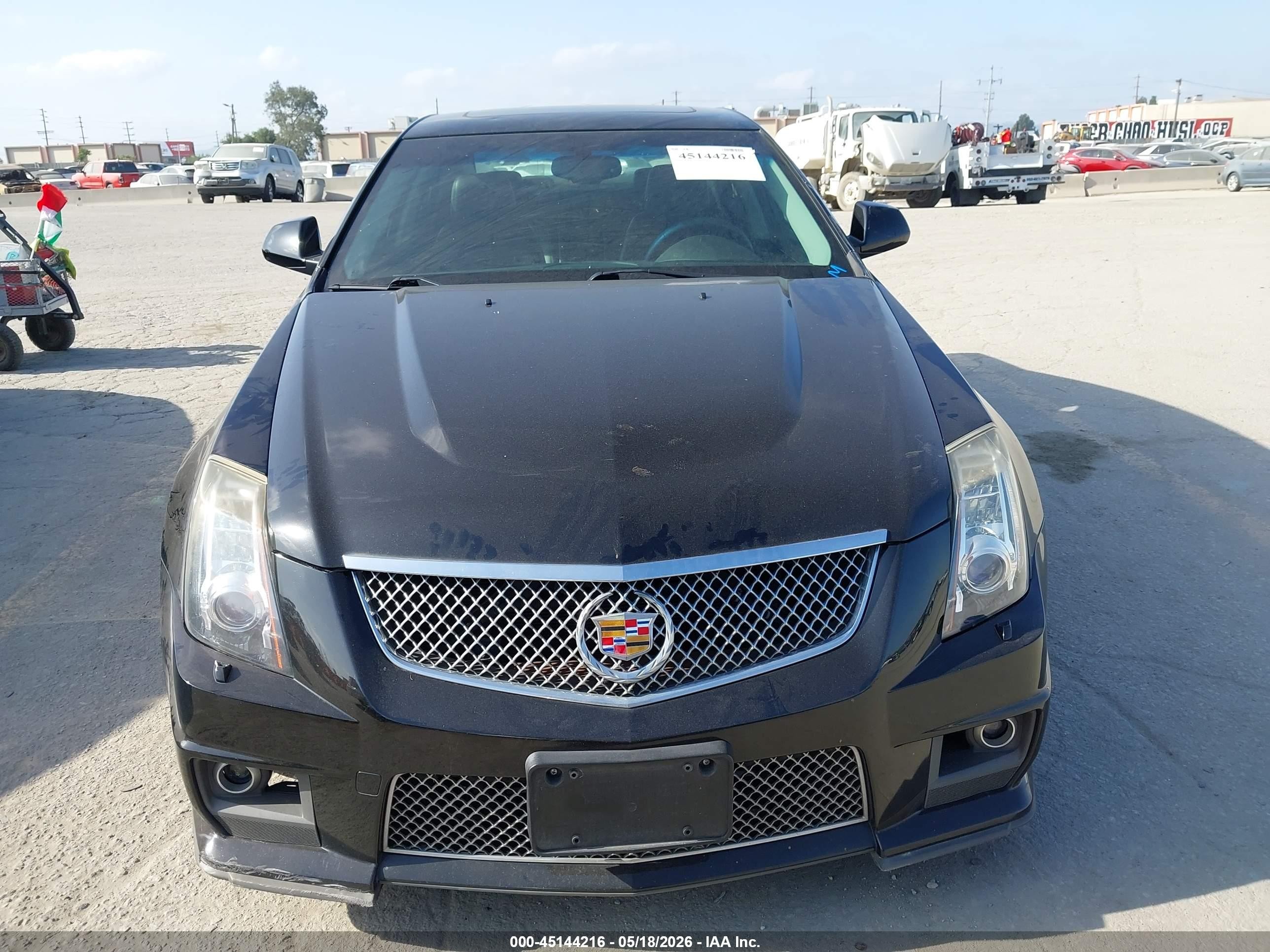2011 Cadillac Cts-v   Черный vin: 1G6DV5EP7B0128344