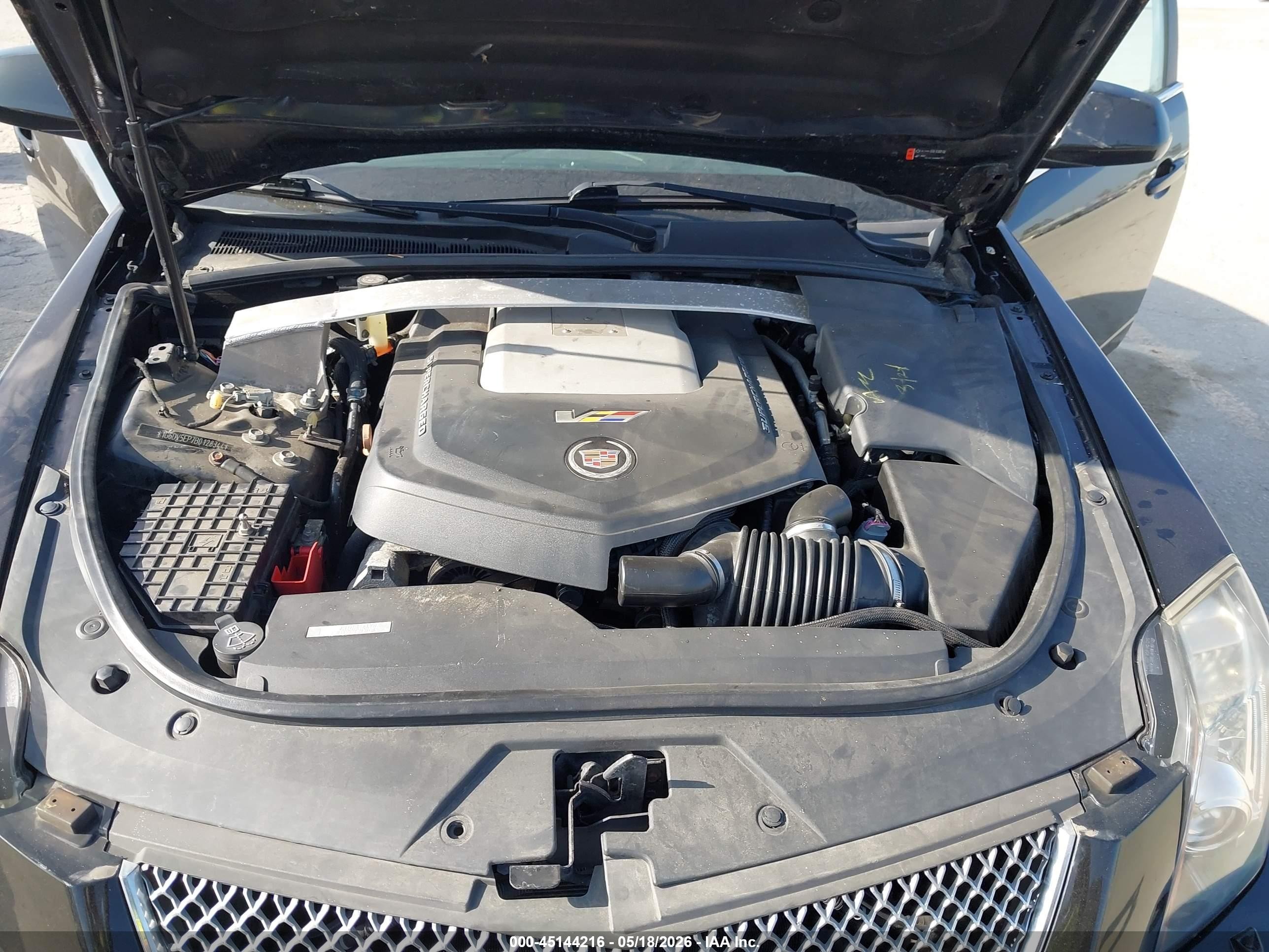 2011 Cadillac Cts-v   Черный vin: 1G6DV5EP7B0128344