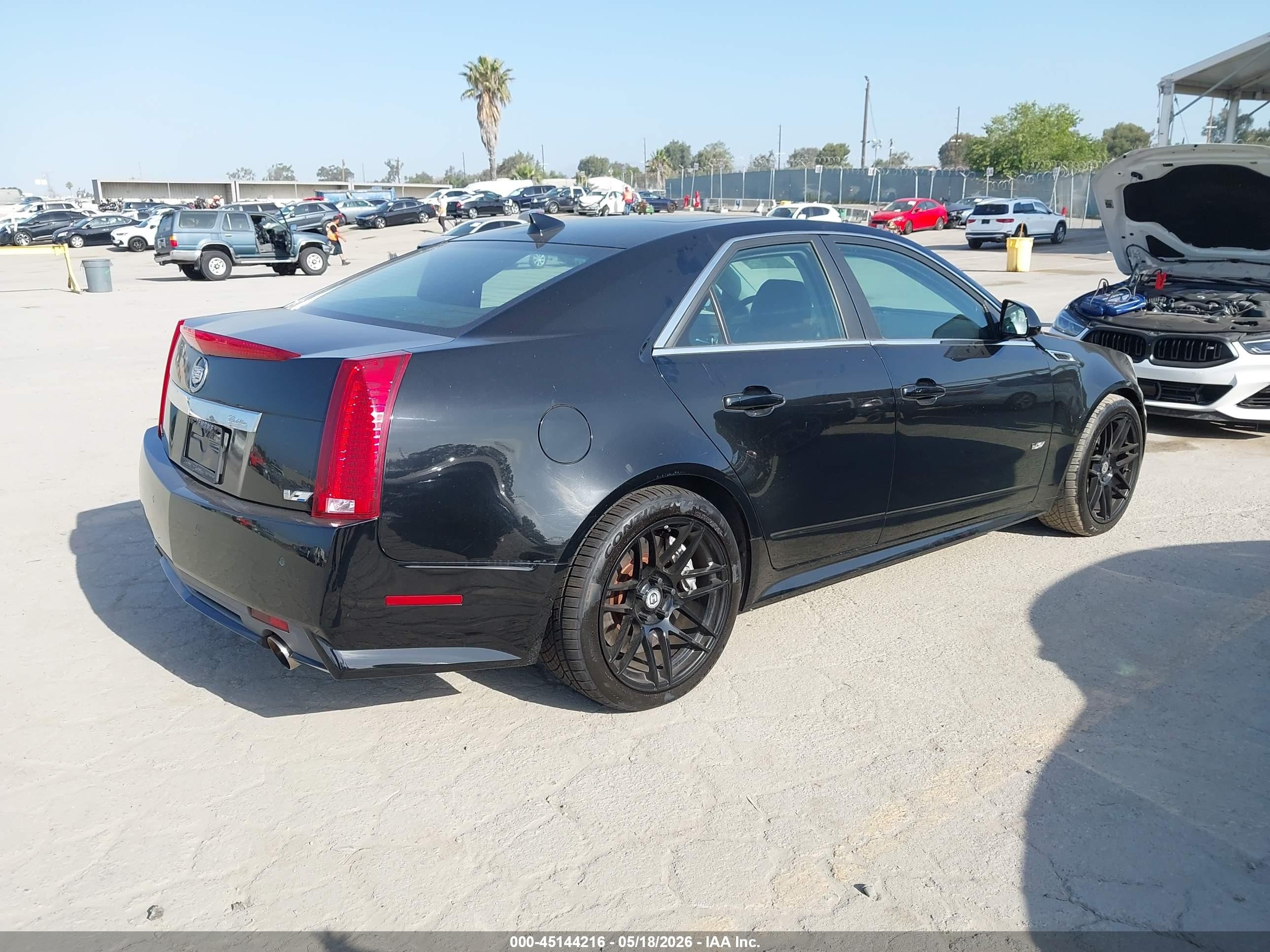 2011 Cadillac Cts-v   Черный vin: 1G6DV5EP7B0128344