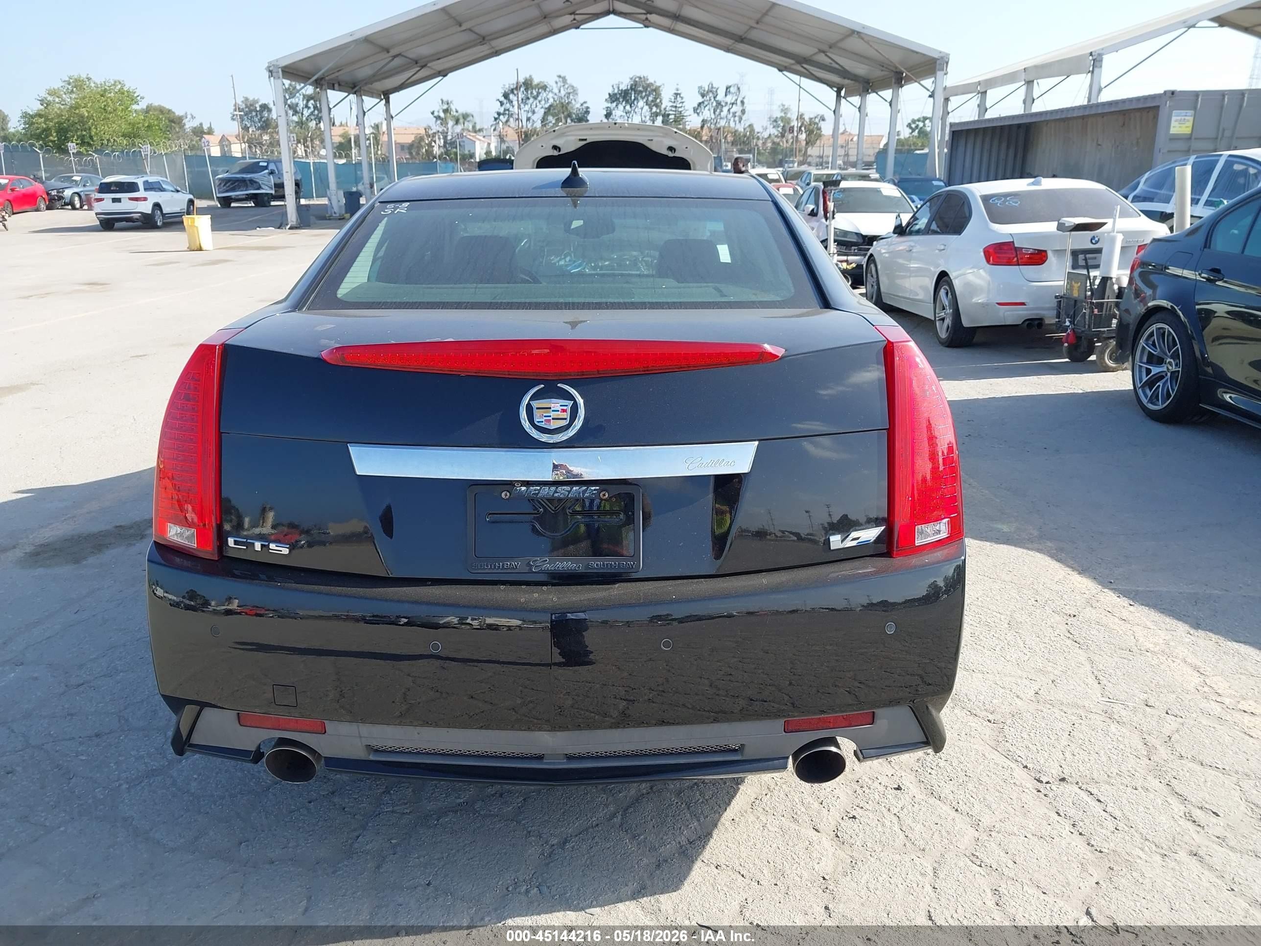 2011 Cadillac Cts-v   Черный vin: 1G6DV5EP7B0128344