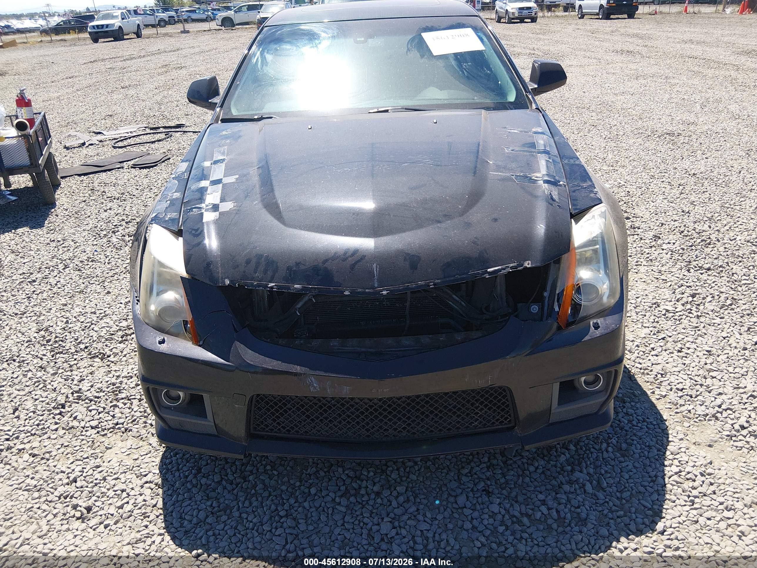 2012 Cadillac Cts-v   Черный vin: 1G6DV5EP7C0148322