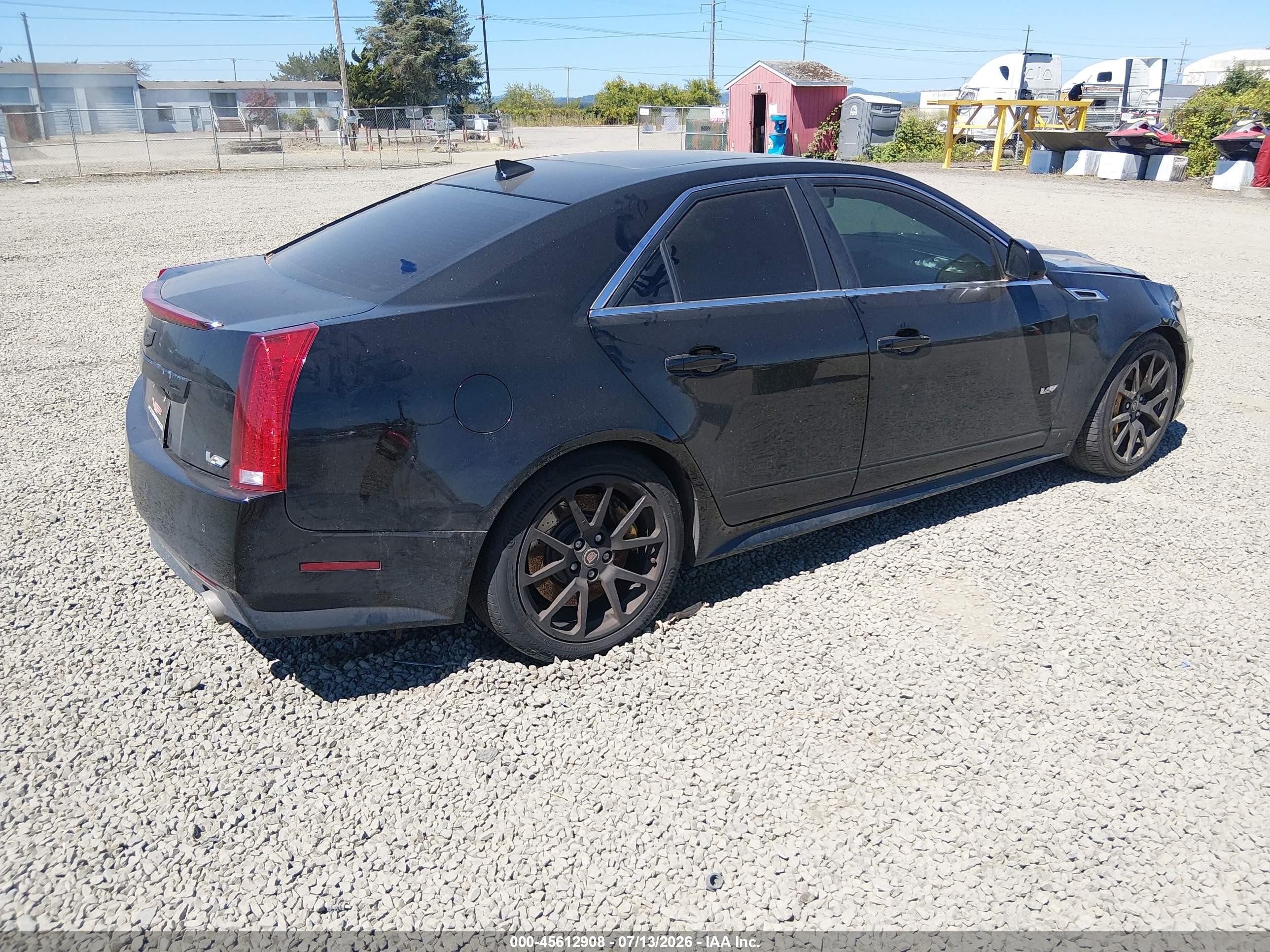 2012 Cadillac Cts-v   Черный vin: 1G6DV5EP7C0148322