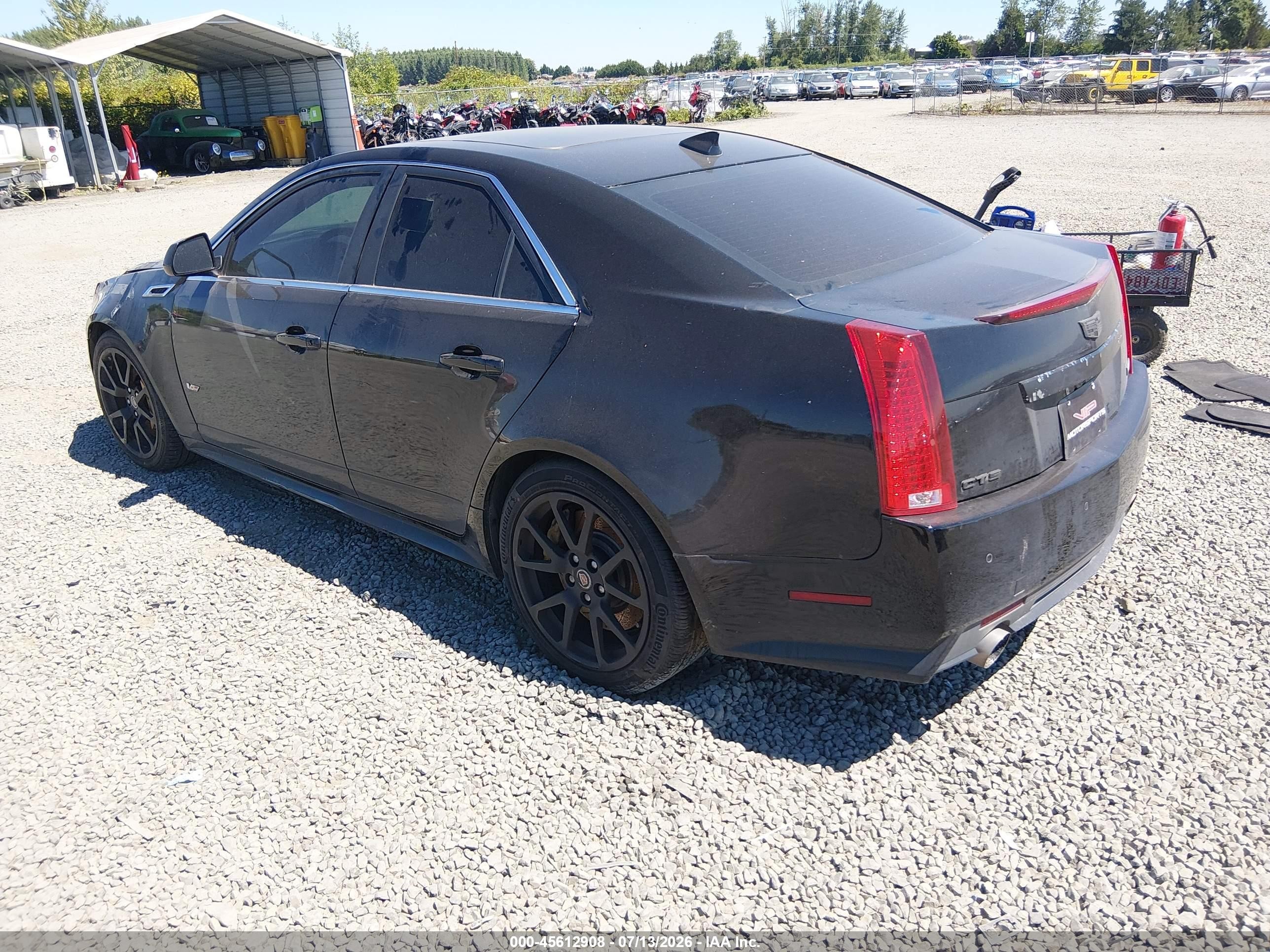 2012 Cadillac Cts-v   Черный vin: 1G6DV5EP7C0148322