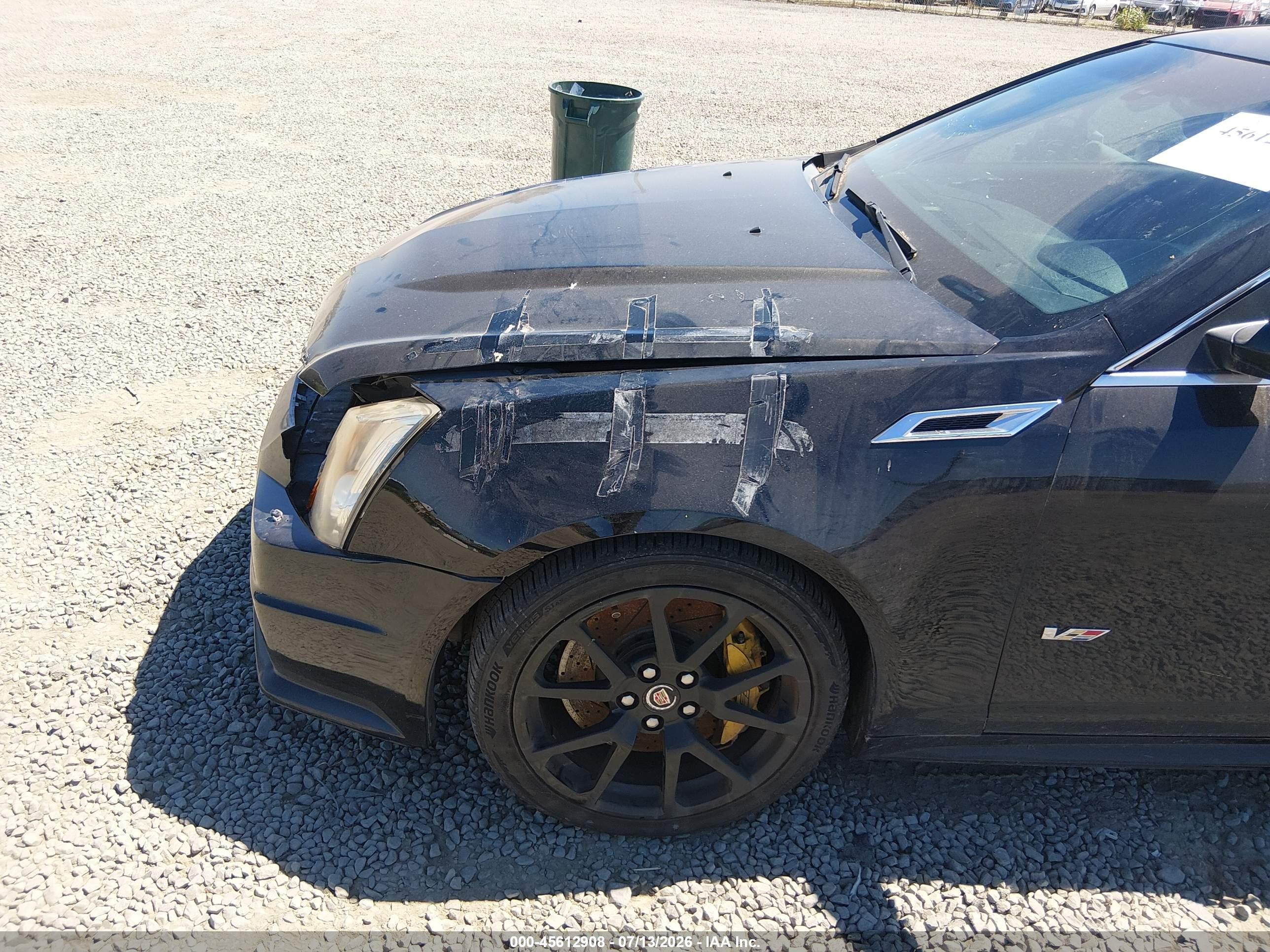 2012 Cadillac Cts-v   Черный vin: 1G6DV5EP7C0148322