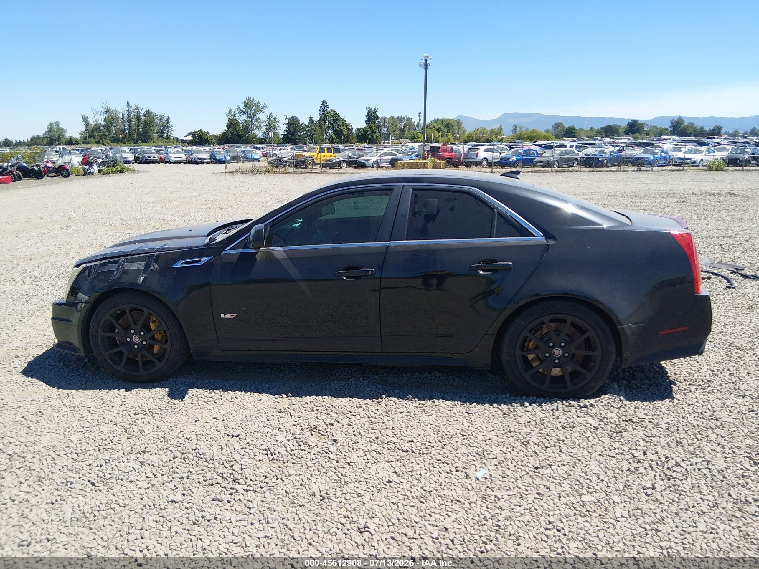 2012 Cadillac Cts-v   Черный vin: 1G6DV5EP7C0148322