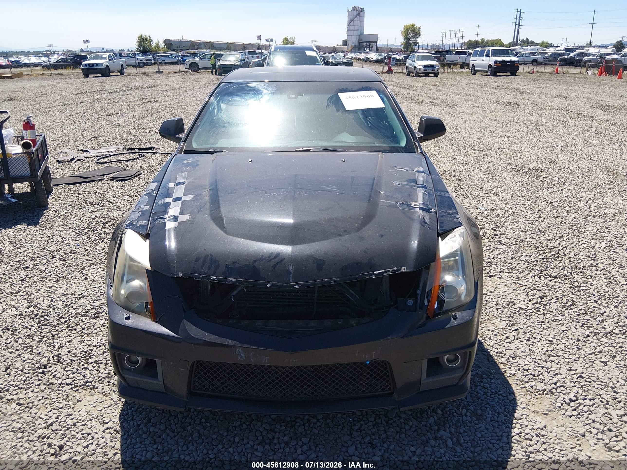 2012 Cadillac Cts-v   Черный vin: 1G6DV5EP7C0148322