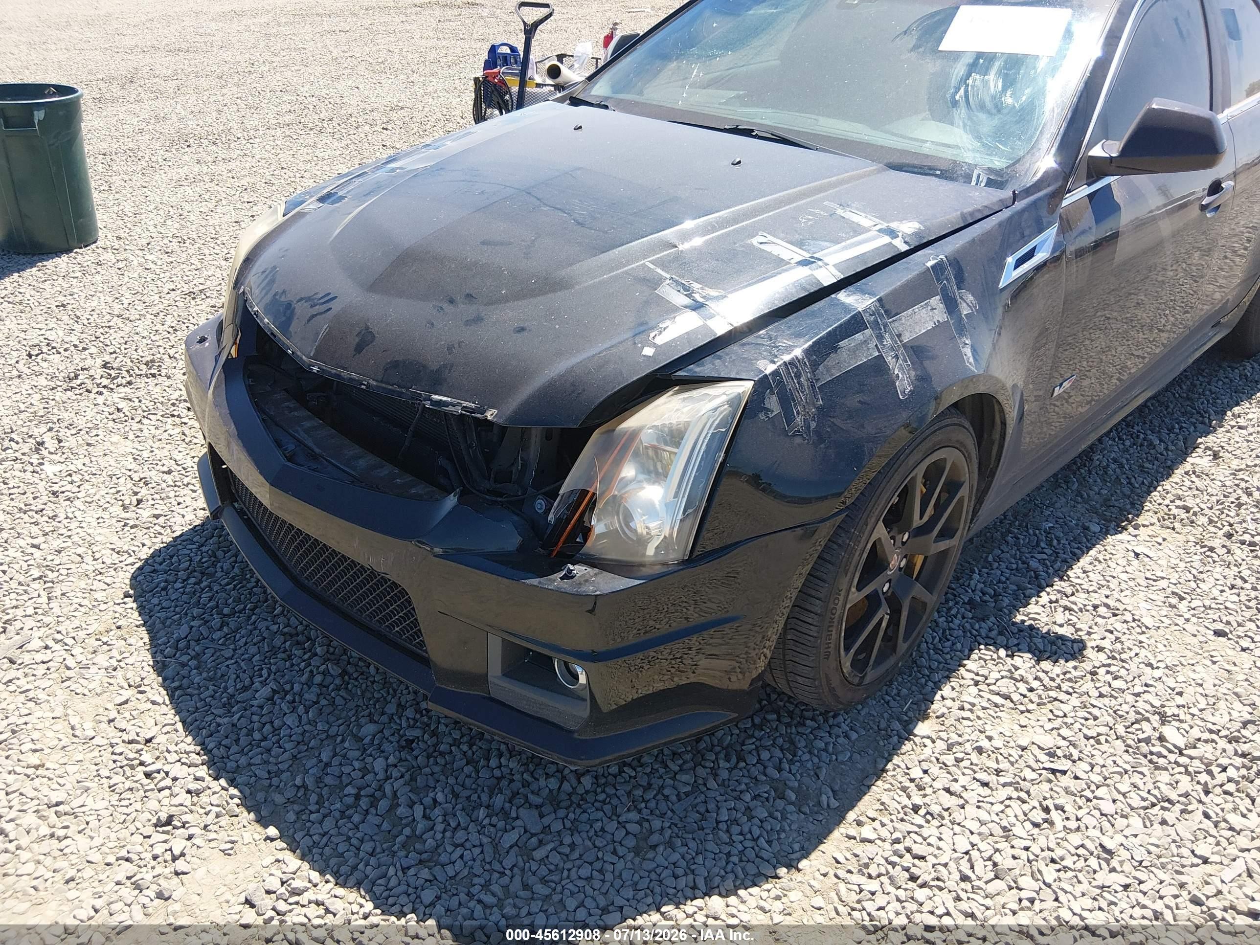 2012 Cadillac Cts-v   Черный vin: 1G6DV5EP7C0148322