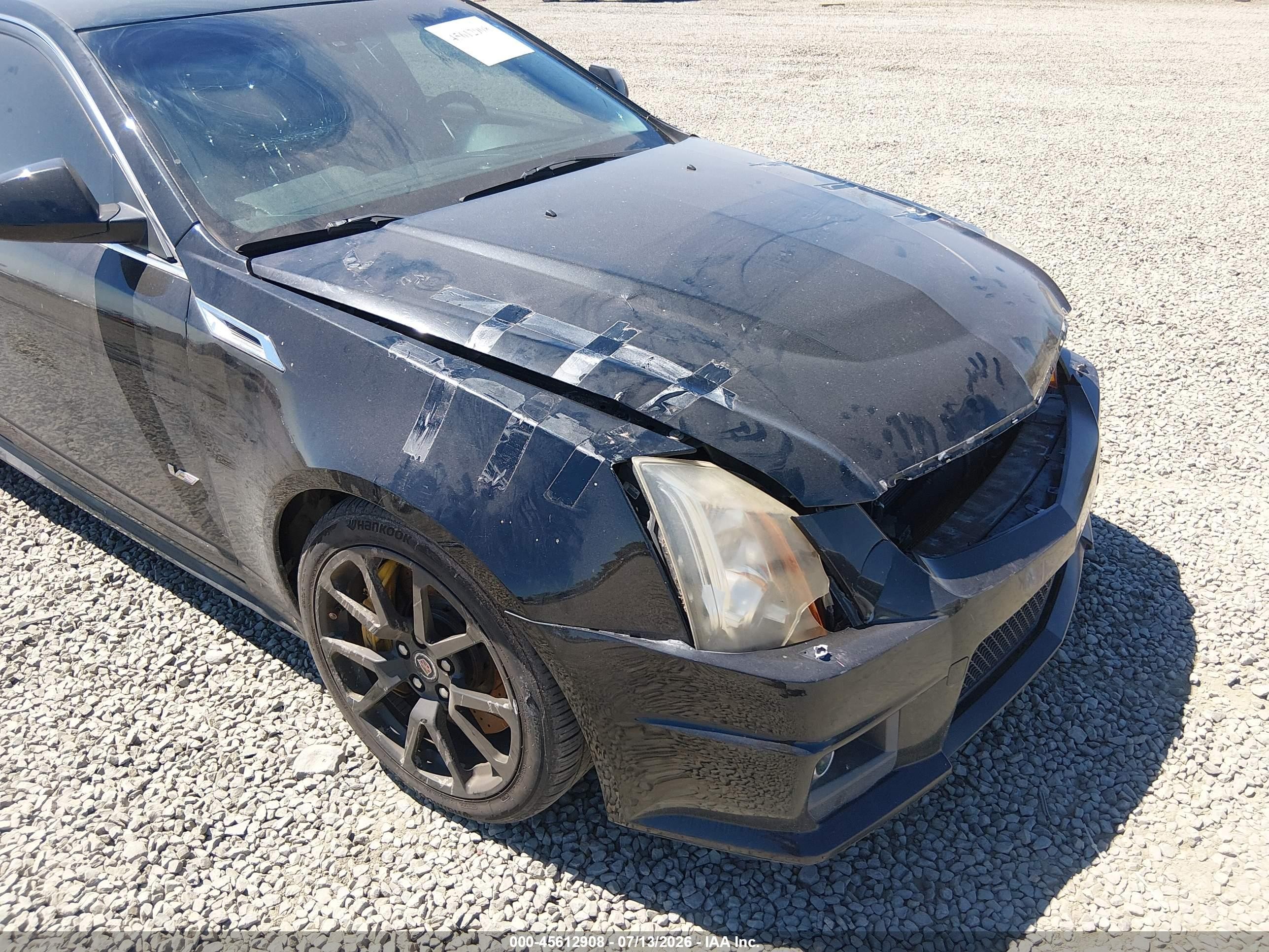 2012 Cadillac Cts-v   Черный vin: 1G6DV5EP7C0148322