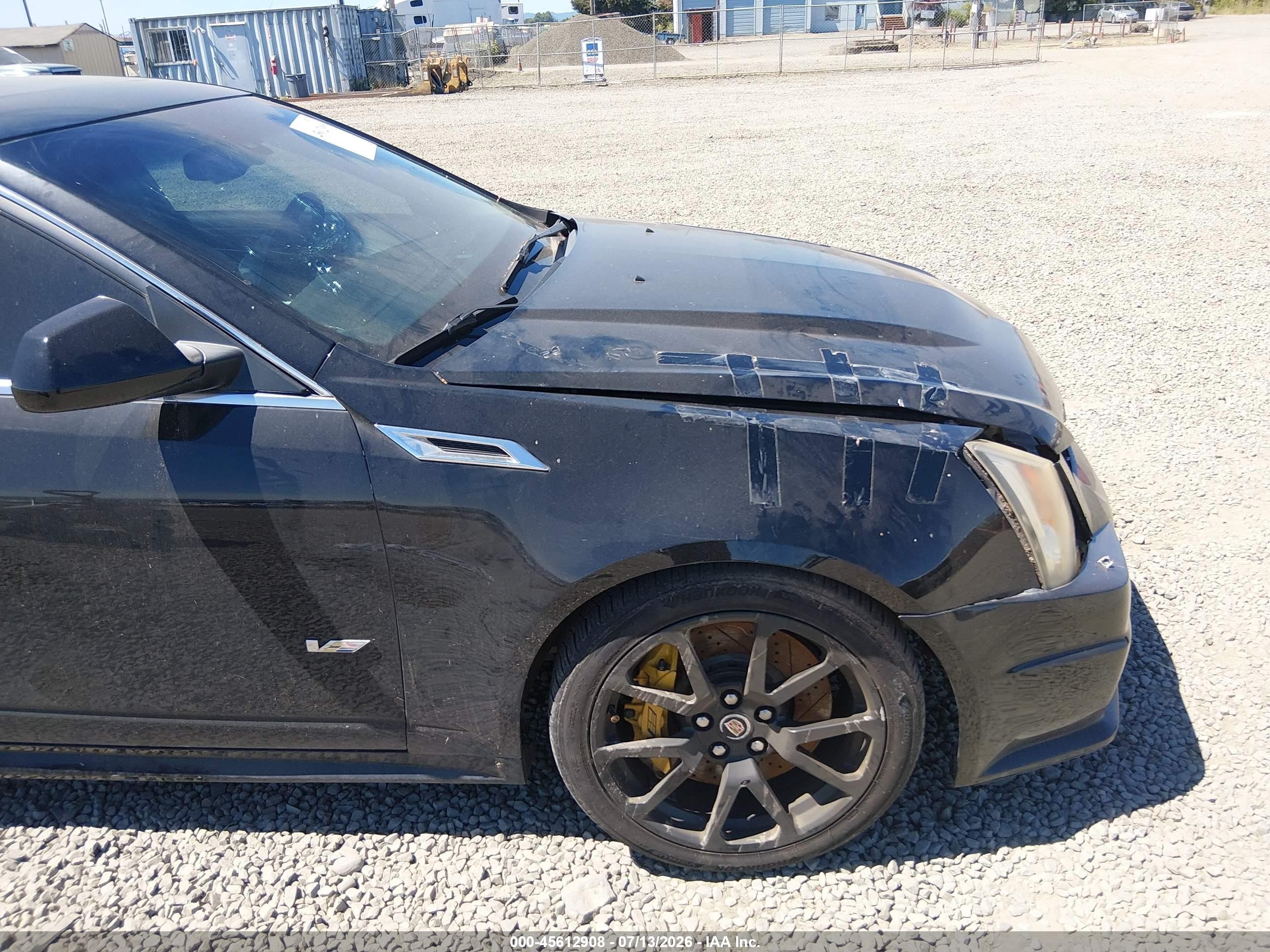 2012 Cadillac Cts-v   Черный vin: 1G6DV5EP7C0148322