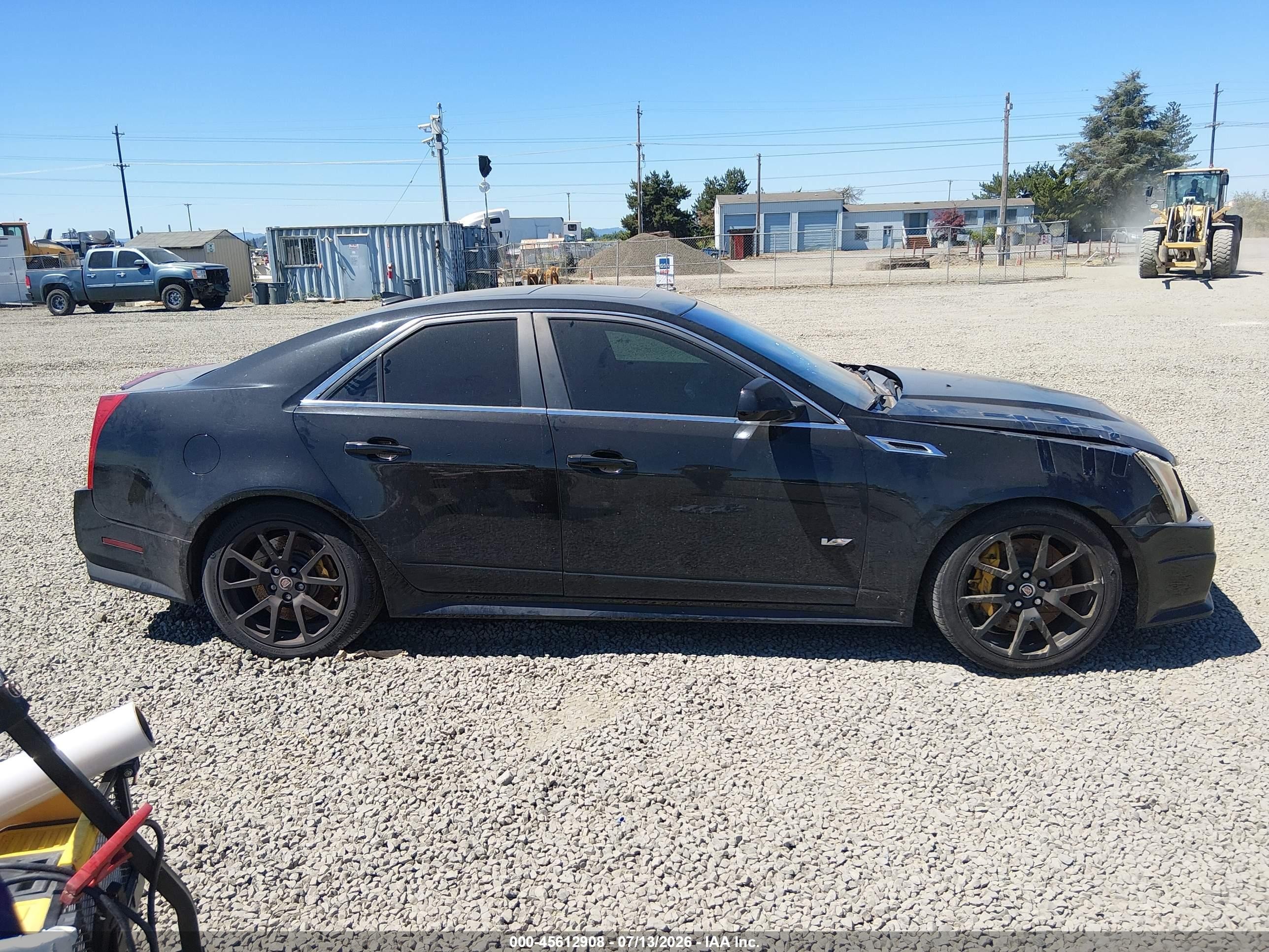 2012 Cadillac Cts-v   Черный vin: 1G6DV5EP7C0148322