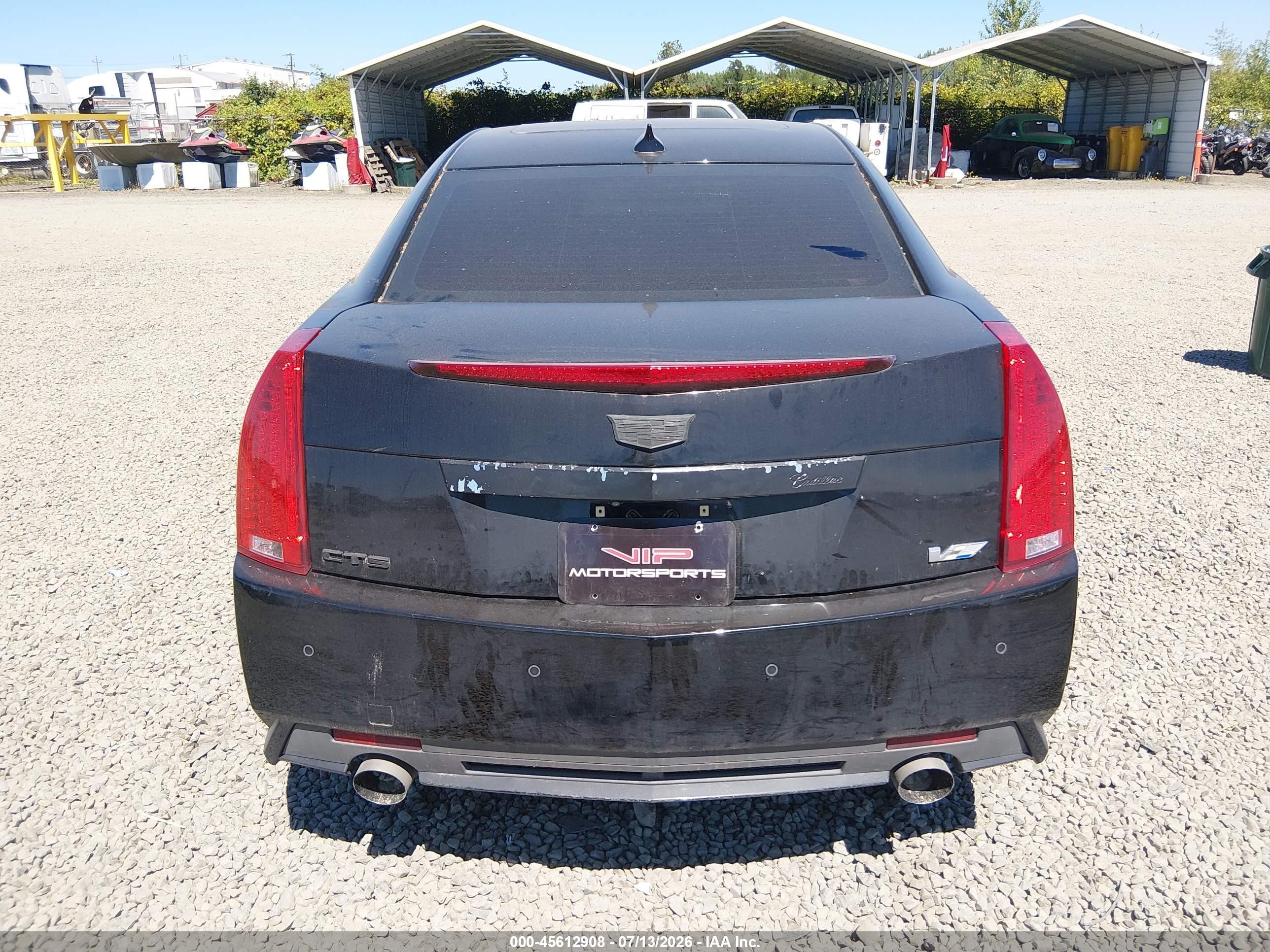 2012 Cadillac Cts-v   Черный vin: 1G6DV5EP7C0148322