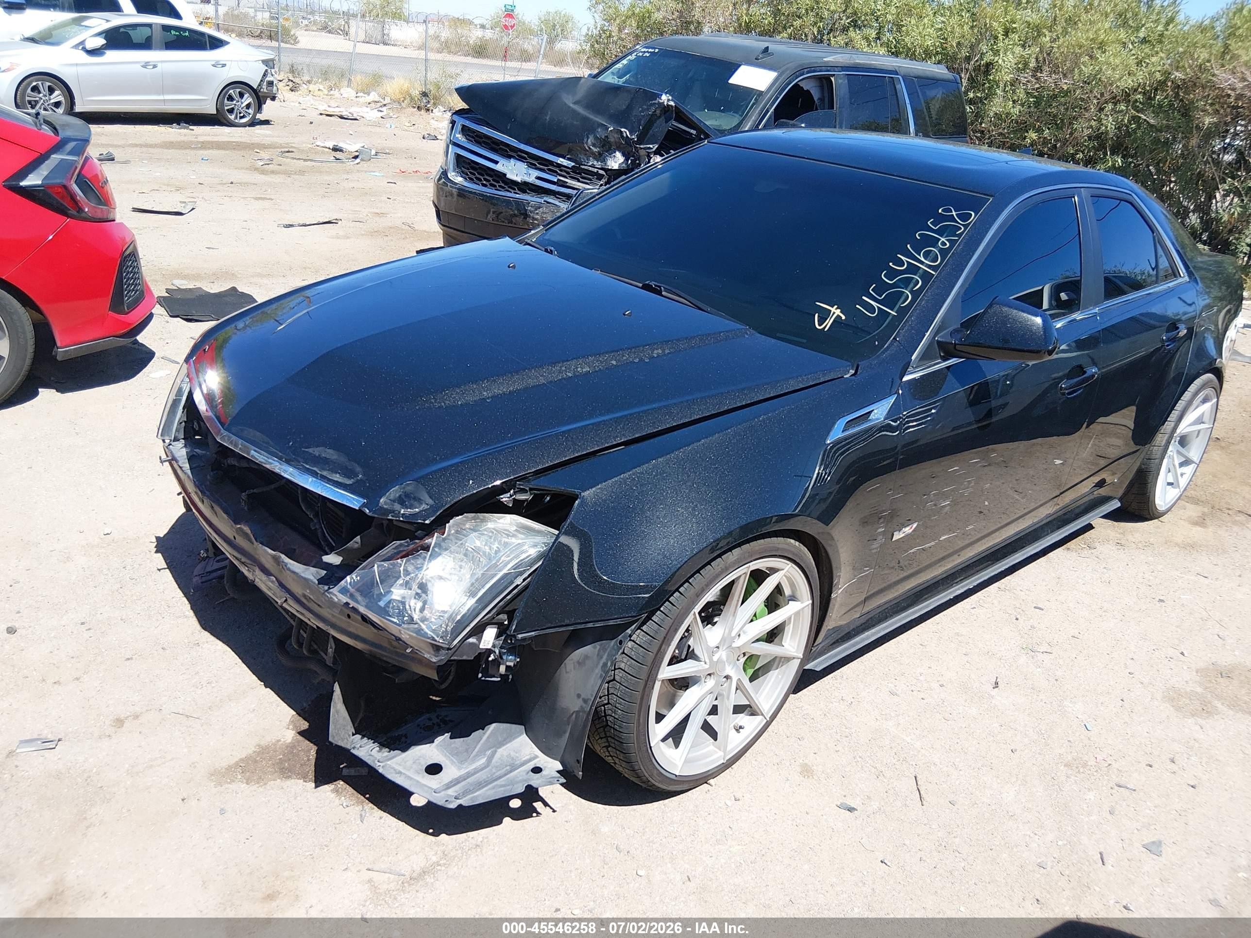 2013 Cadillac Cts-v Black vin: 1G6DV5EP7D0142022