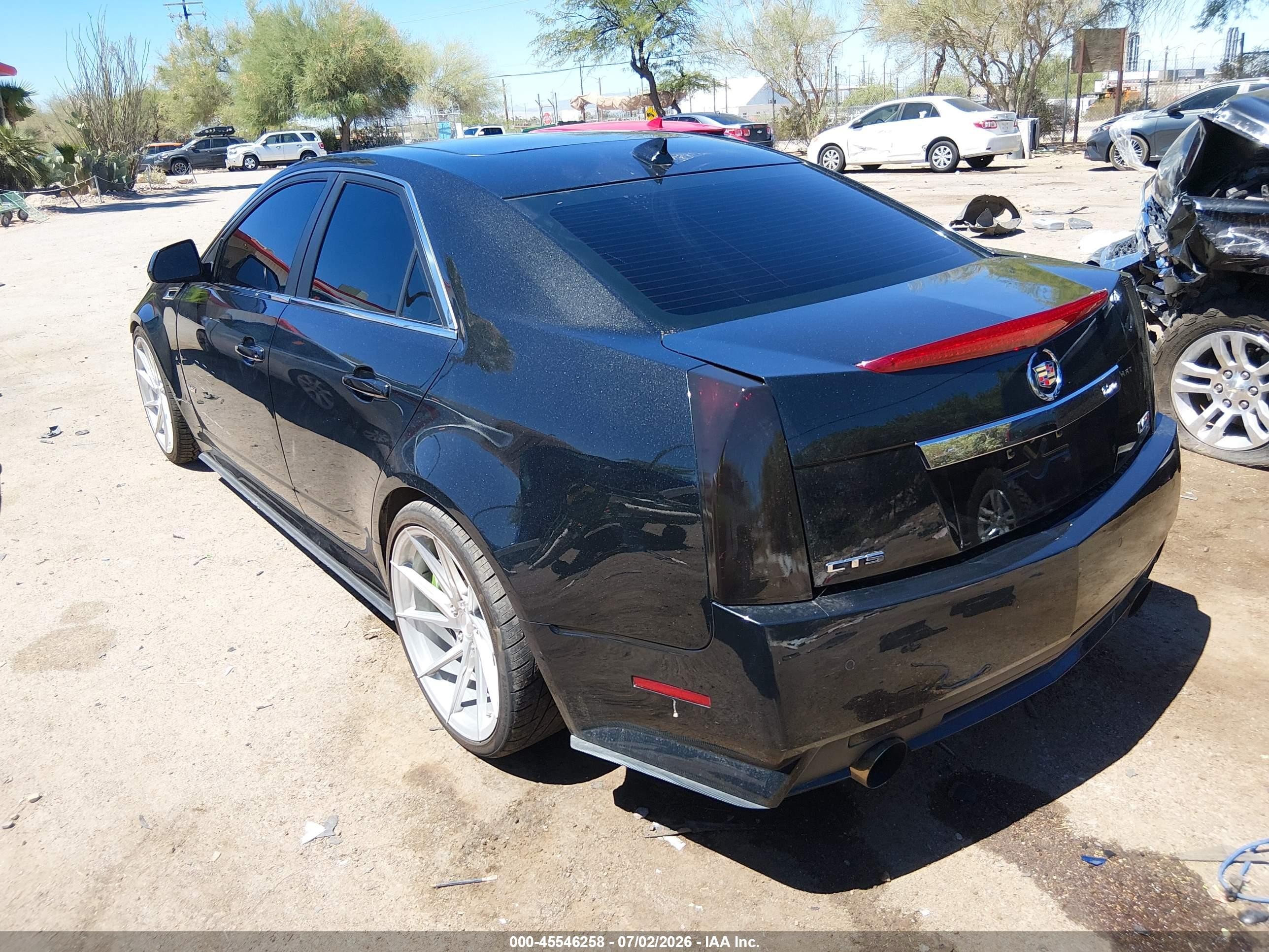 2013 Cadillac Cts-v Black vin: 1G6DV5EP7D0142022