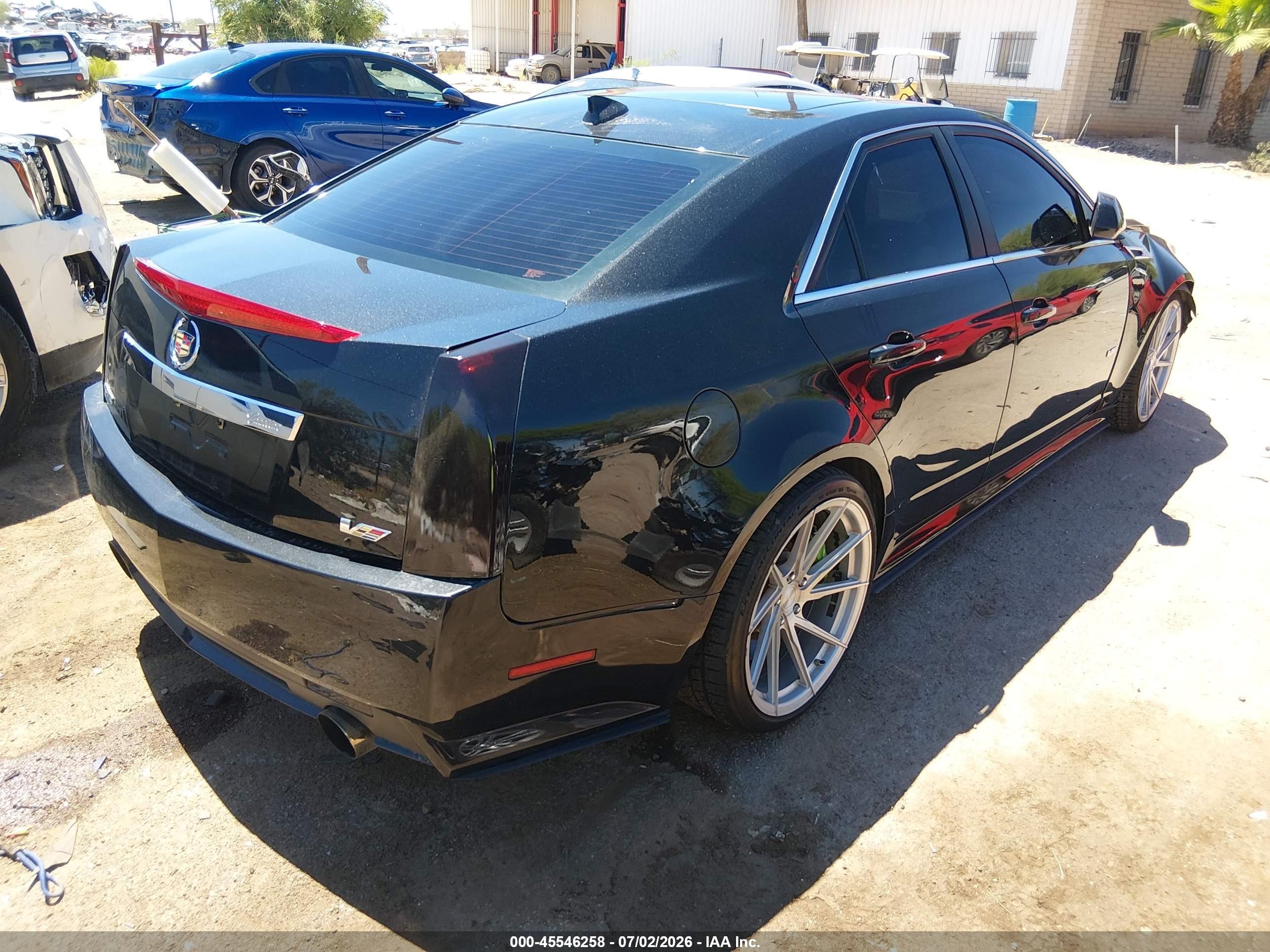 2013 Cadillac Cts-v Black vin: 1G6DV5EP7D0142022