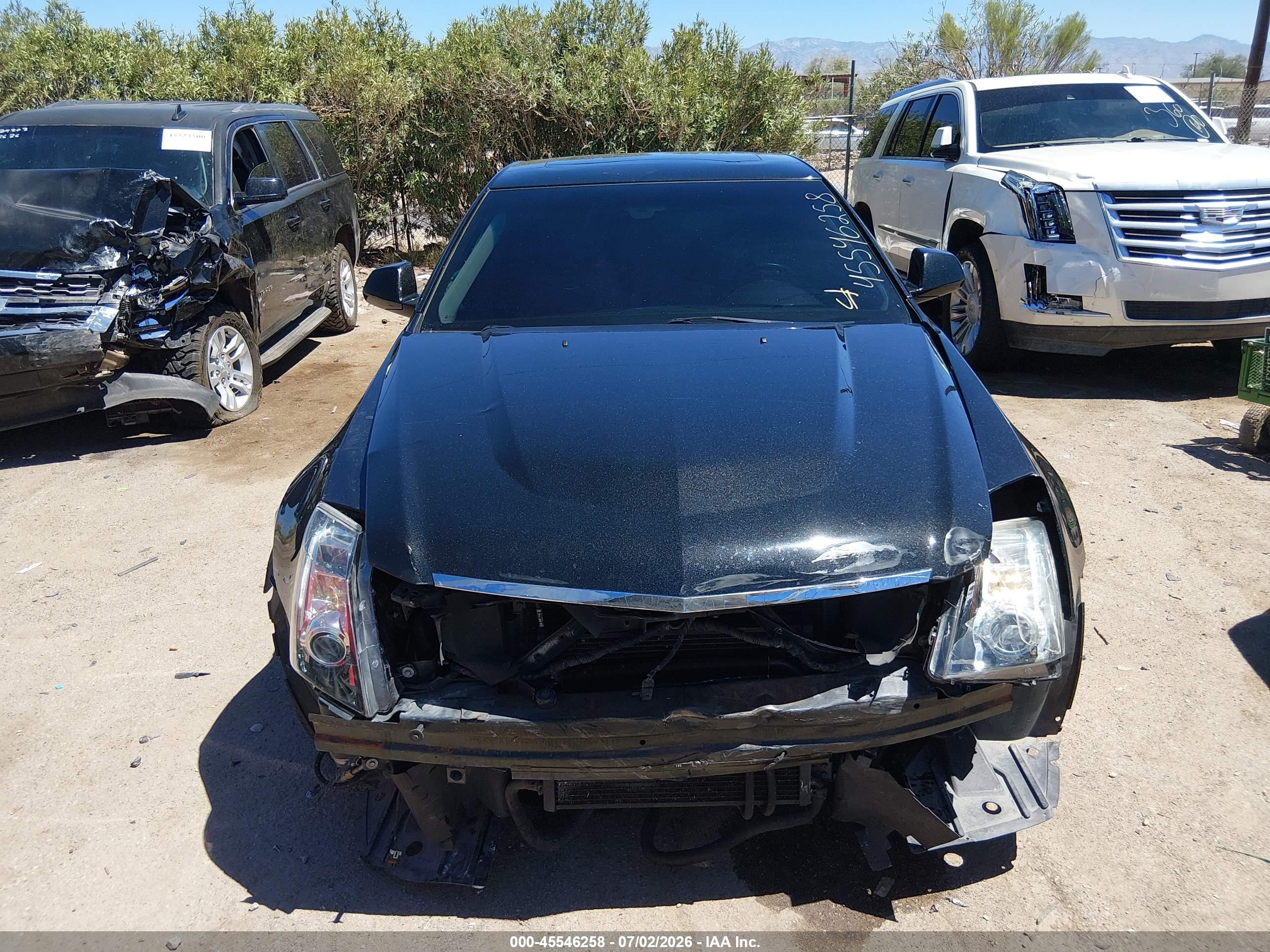 2013 Cadillac Cts-v Black vin: 1G6DV5EP7D0142022