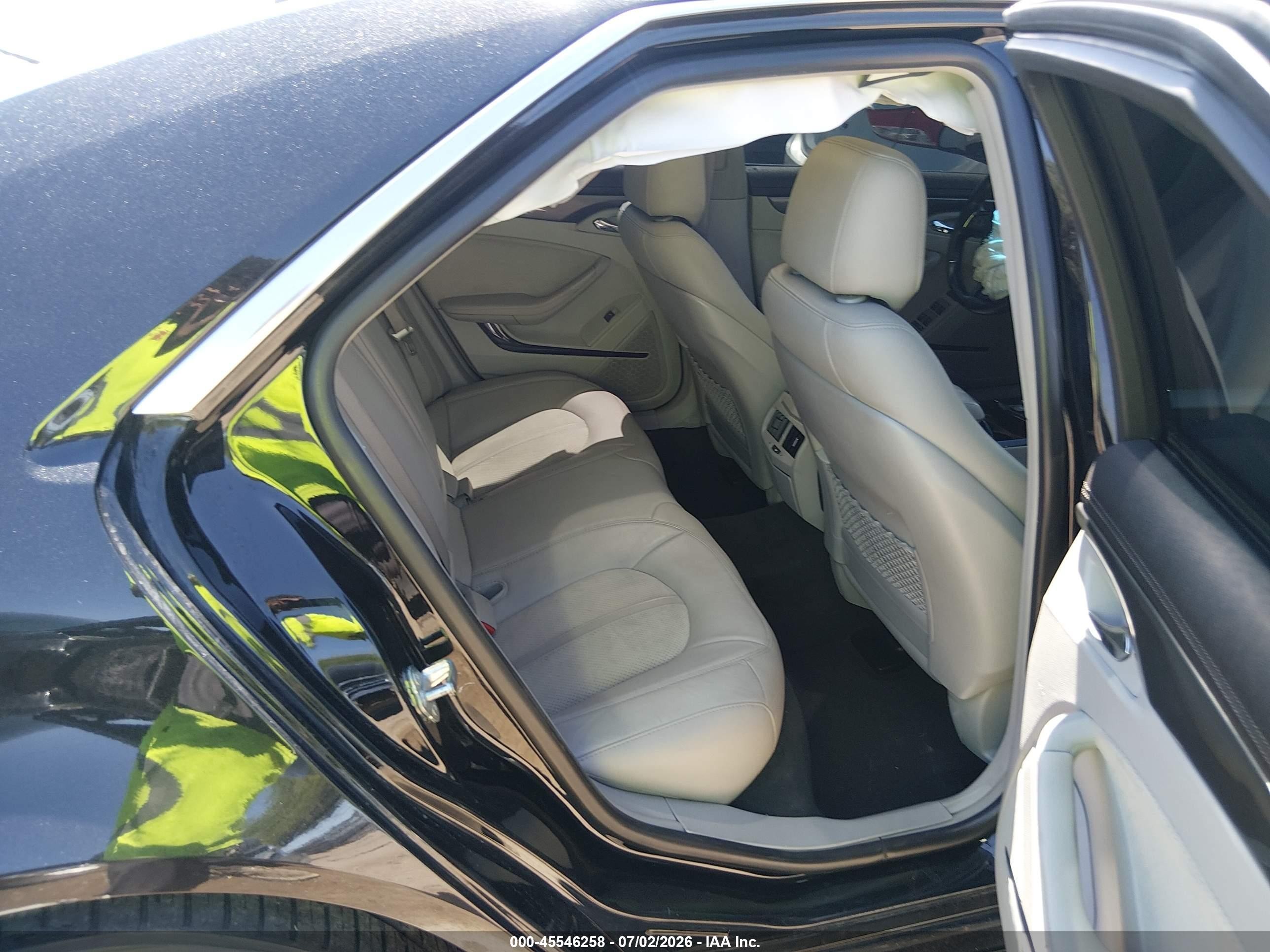 2013 Cadillac Cts-v Black vin: 1G6DV5EP7D0142022