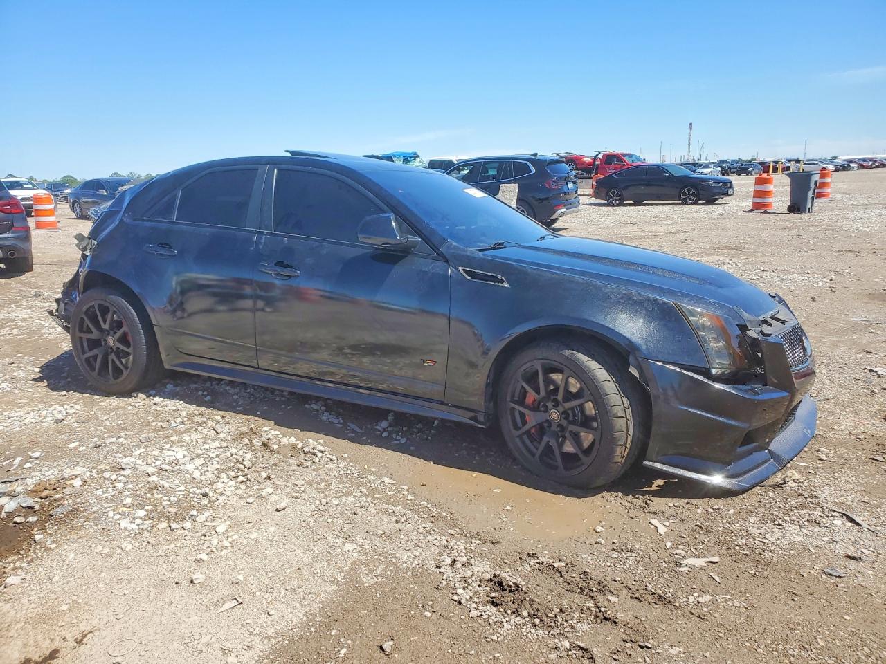 2011 Cadillac Cts-v Black vin: 1G6DV5EP8B0106885