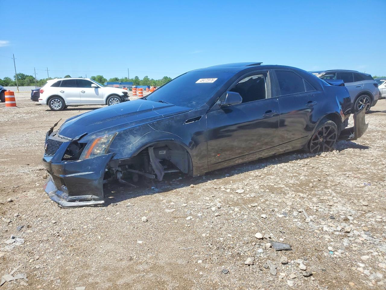 2011 Cadillac Cts-v Black vin: 1G6DV5EP8B0106885