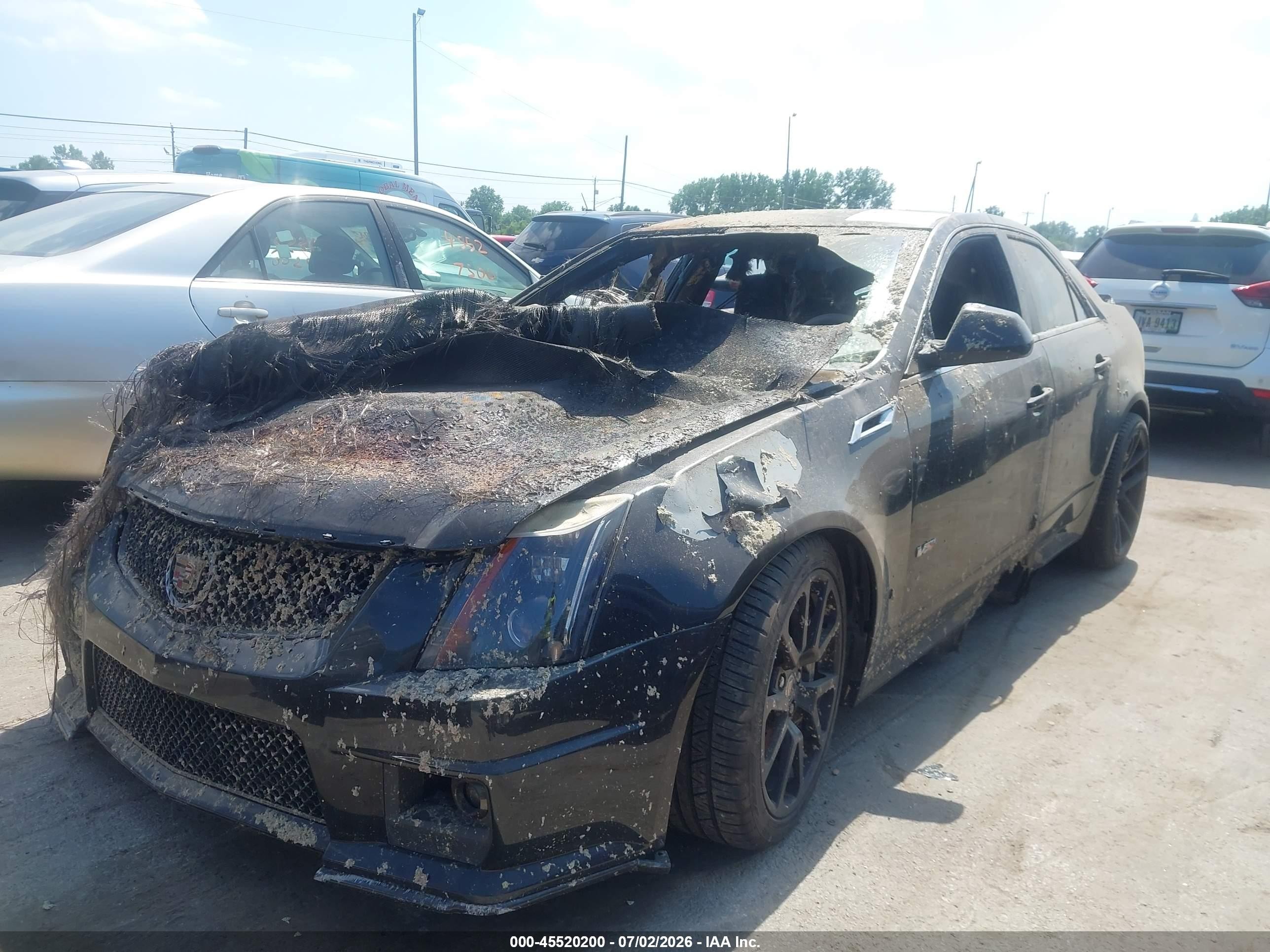 2012 Cadillac Cts-v   Black vin: 1G6DV5EP8C0143906