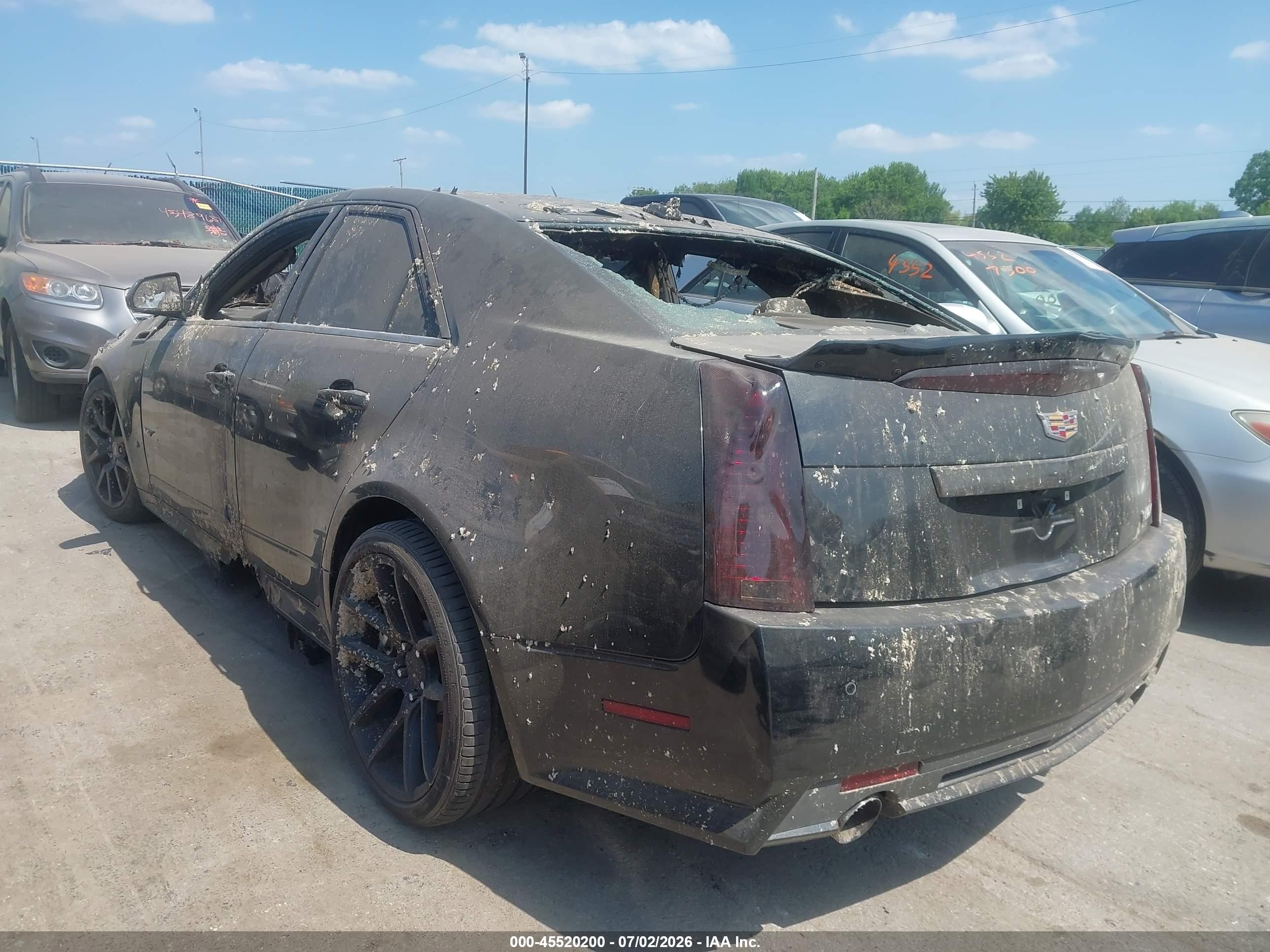 2012 Cadillac Cts-v   Black vin: 1G6DV5EP8C0143906