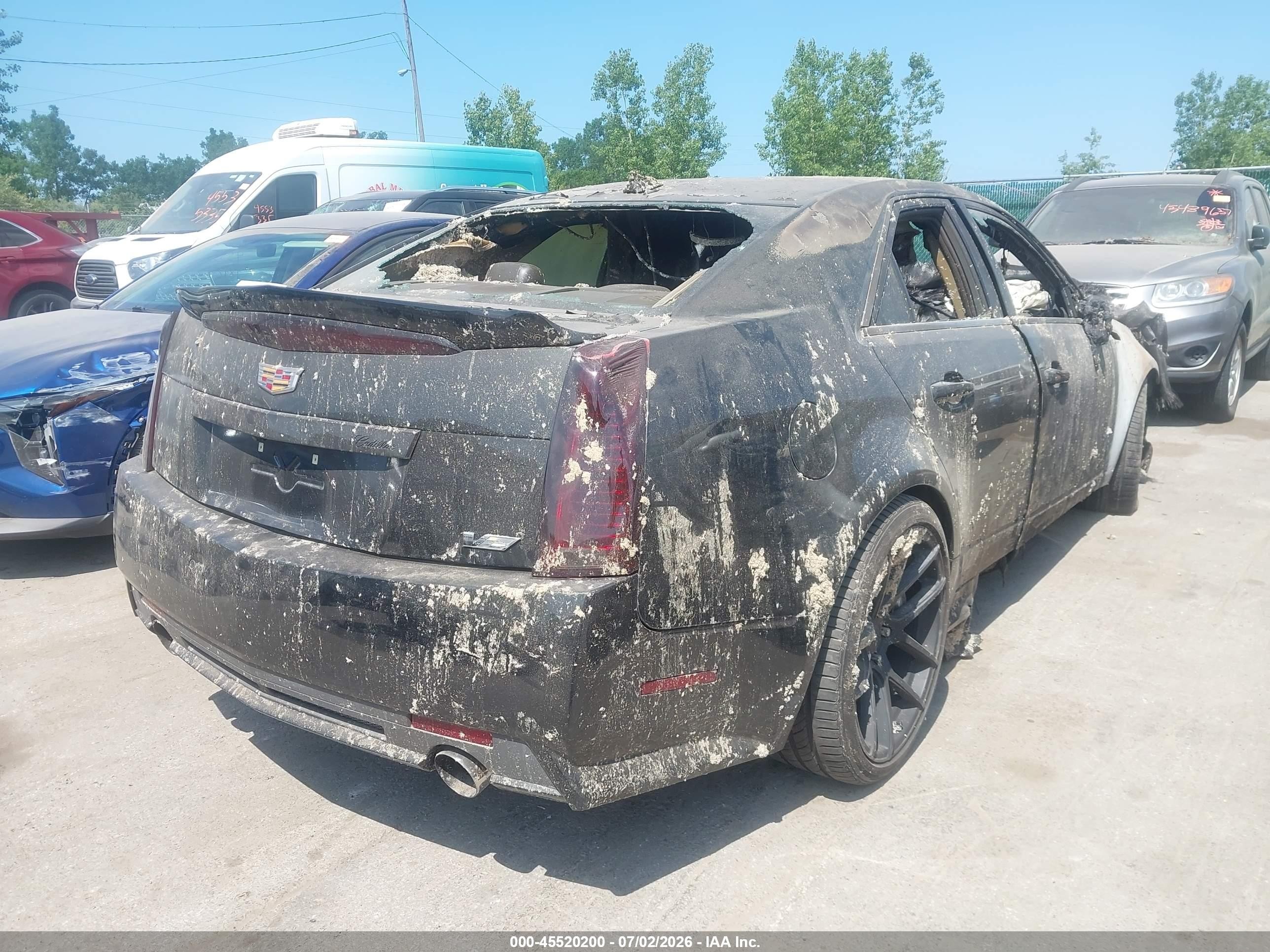 2012 Cadillac Cts-v   Black vin: 1G6DV5EP8C0143906