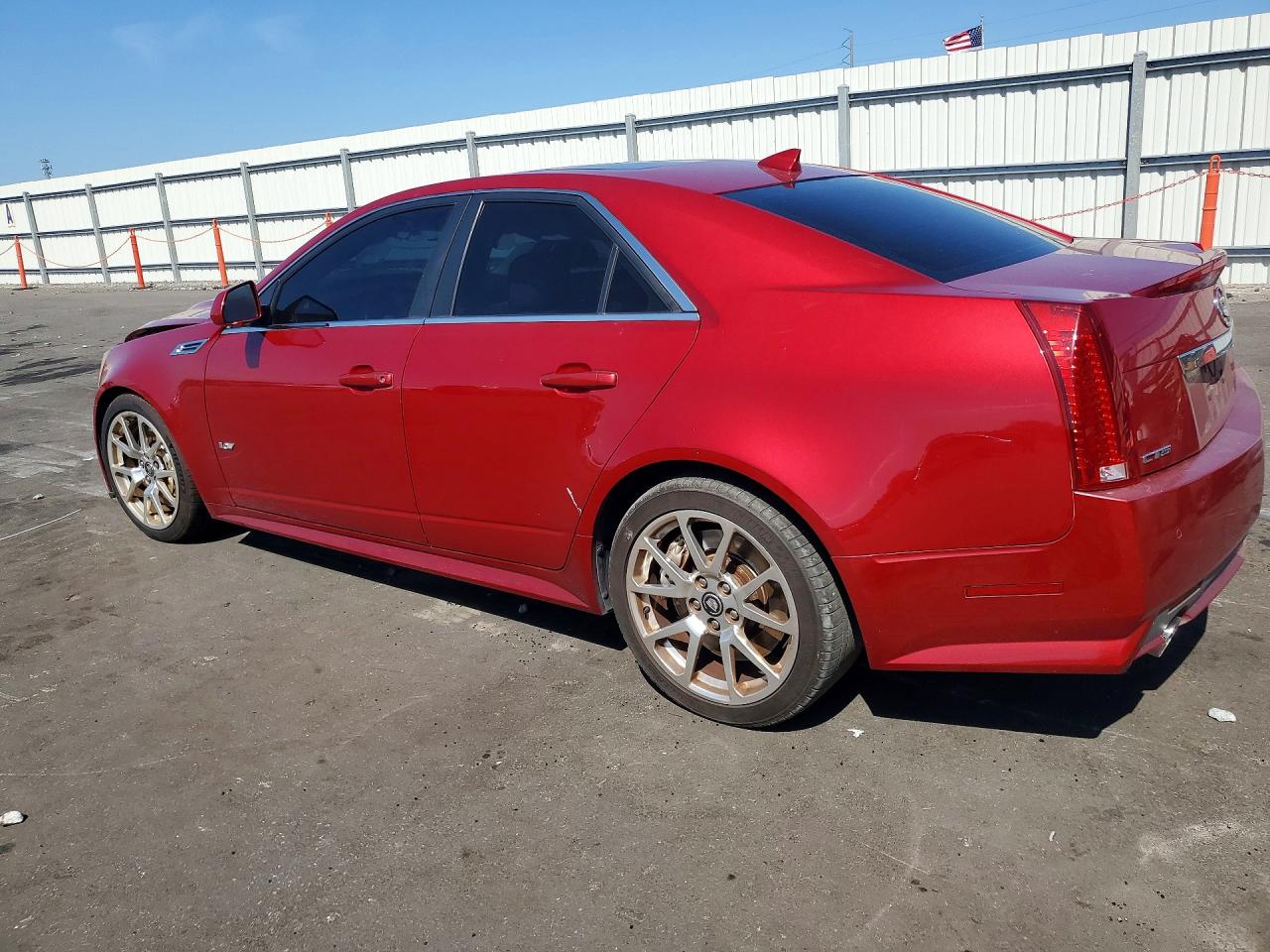 2010 Cadillac Cts-v Red vin: 1G6DV5EP9A0133043