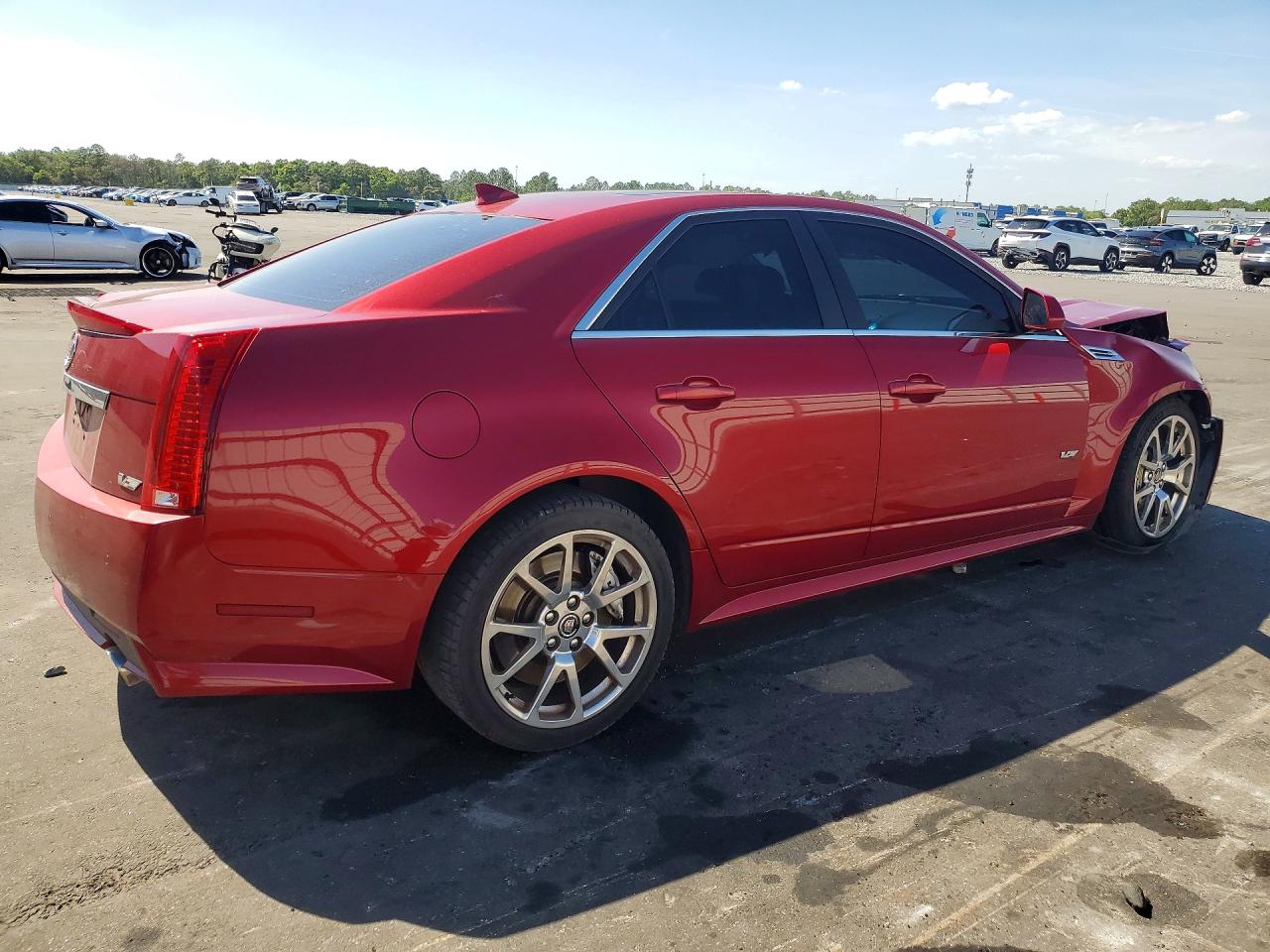 2010 Cadillac Cts-v Red vin: 1G6DV5EP9A0133043
