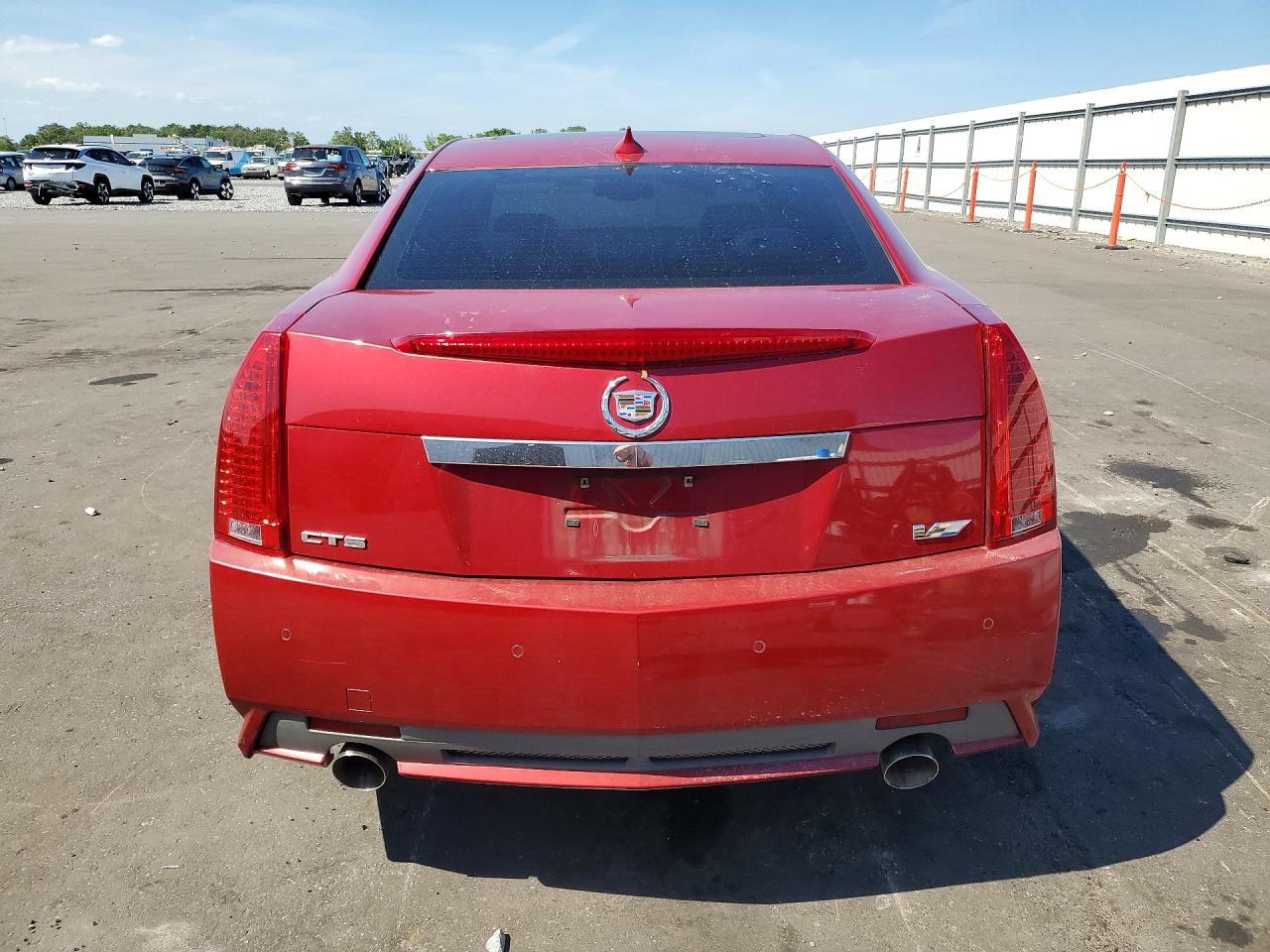 2010 Cadillac Cts-v Red vin: 1G6DV5EP9A0133043
