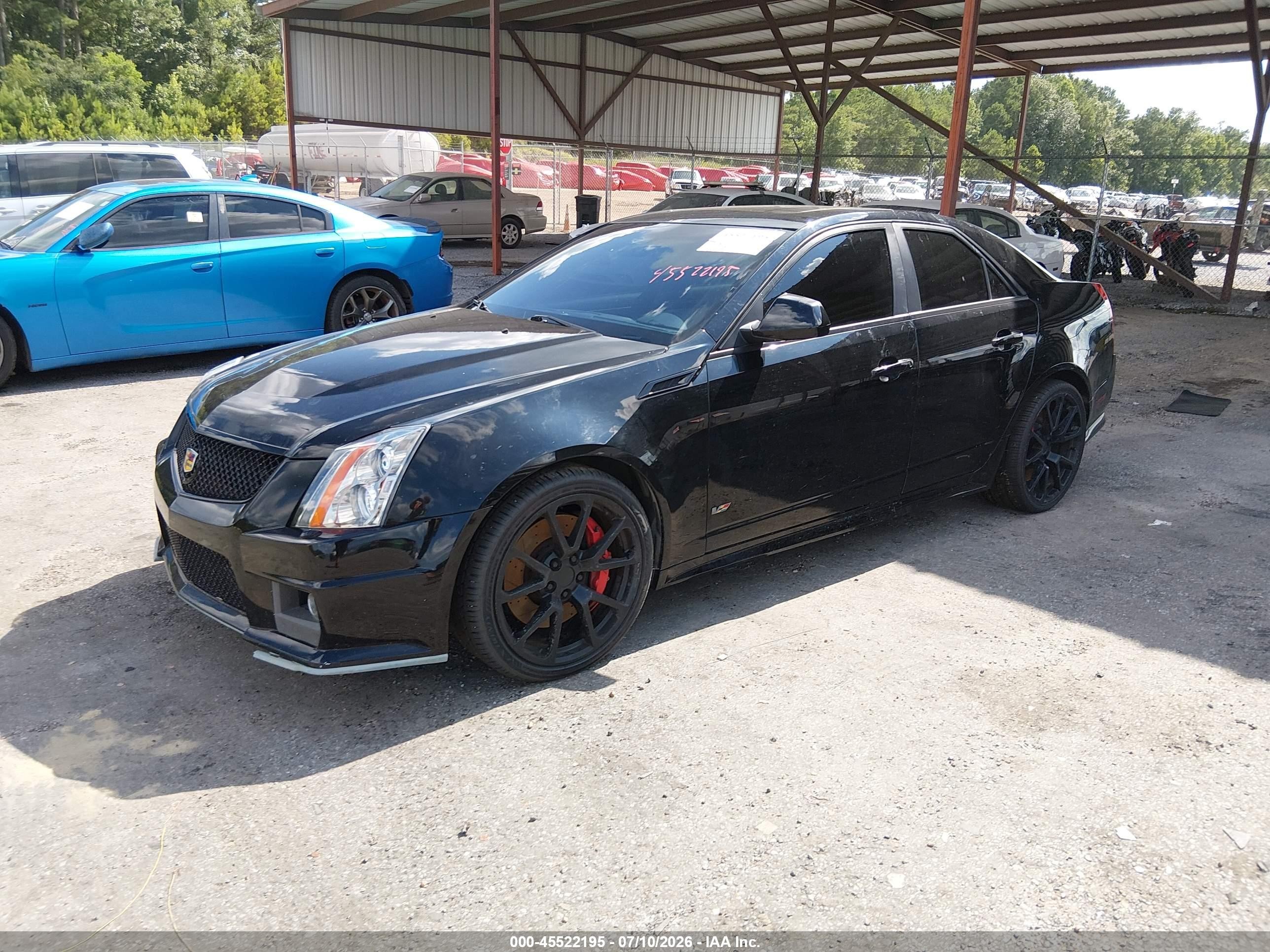 2011 Cadillac Cts-v   Black vin: 1G6DV5EP9B0139605
