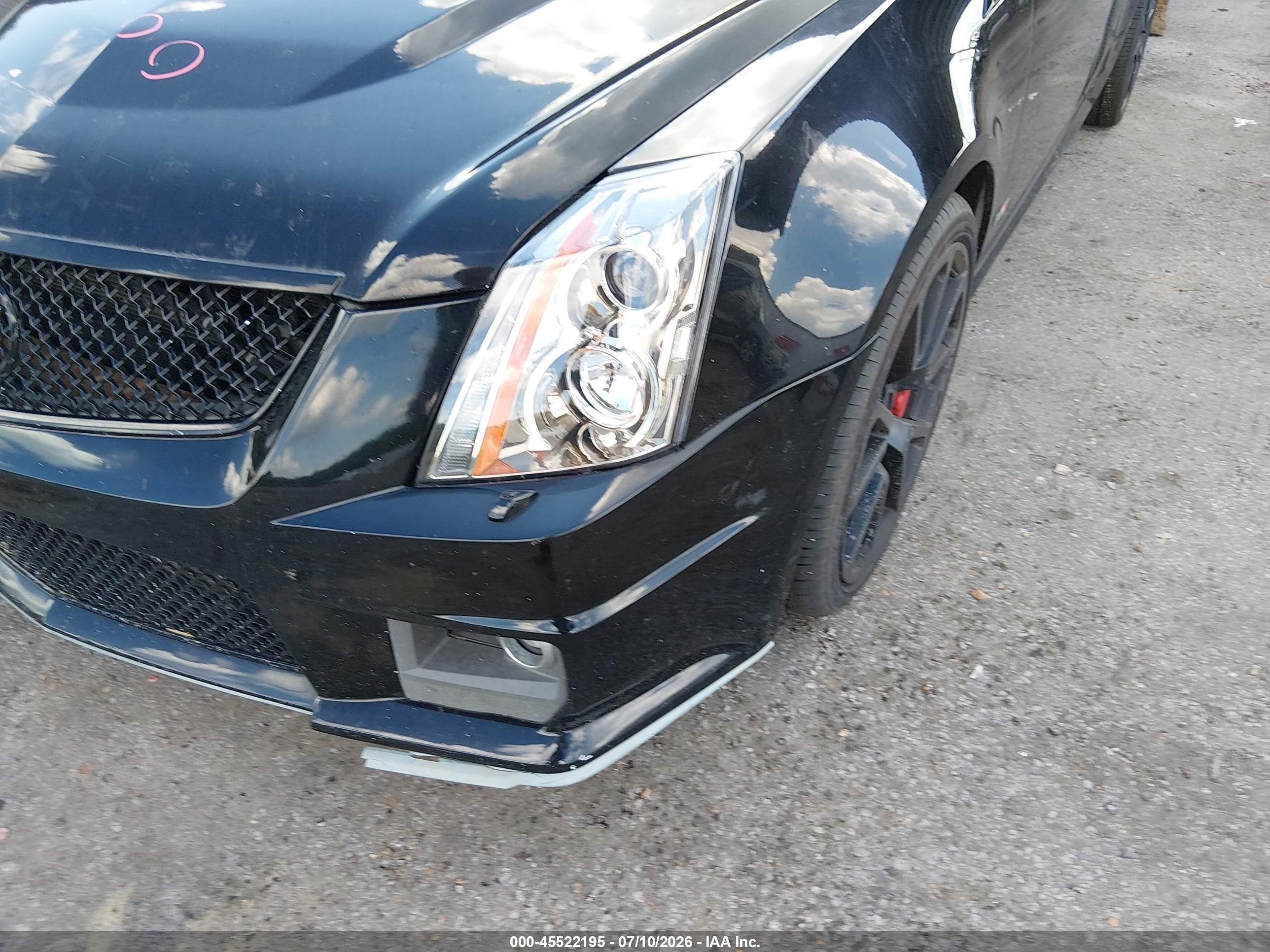 2011 Cadillac Cts-v   Black vin: 1G6DV5EP9B0139605