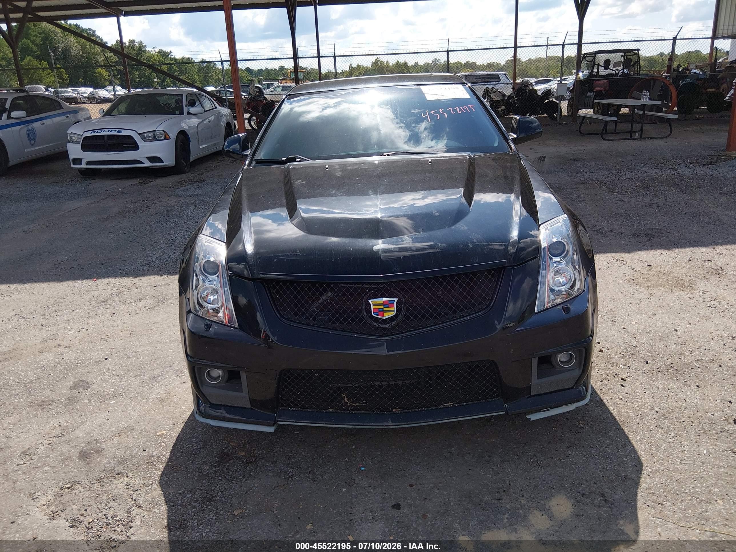 2011 Cadillac Cts-v   Black vin: 1G6DV5EP9B0139605