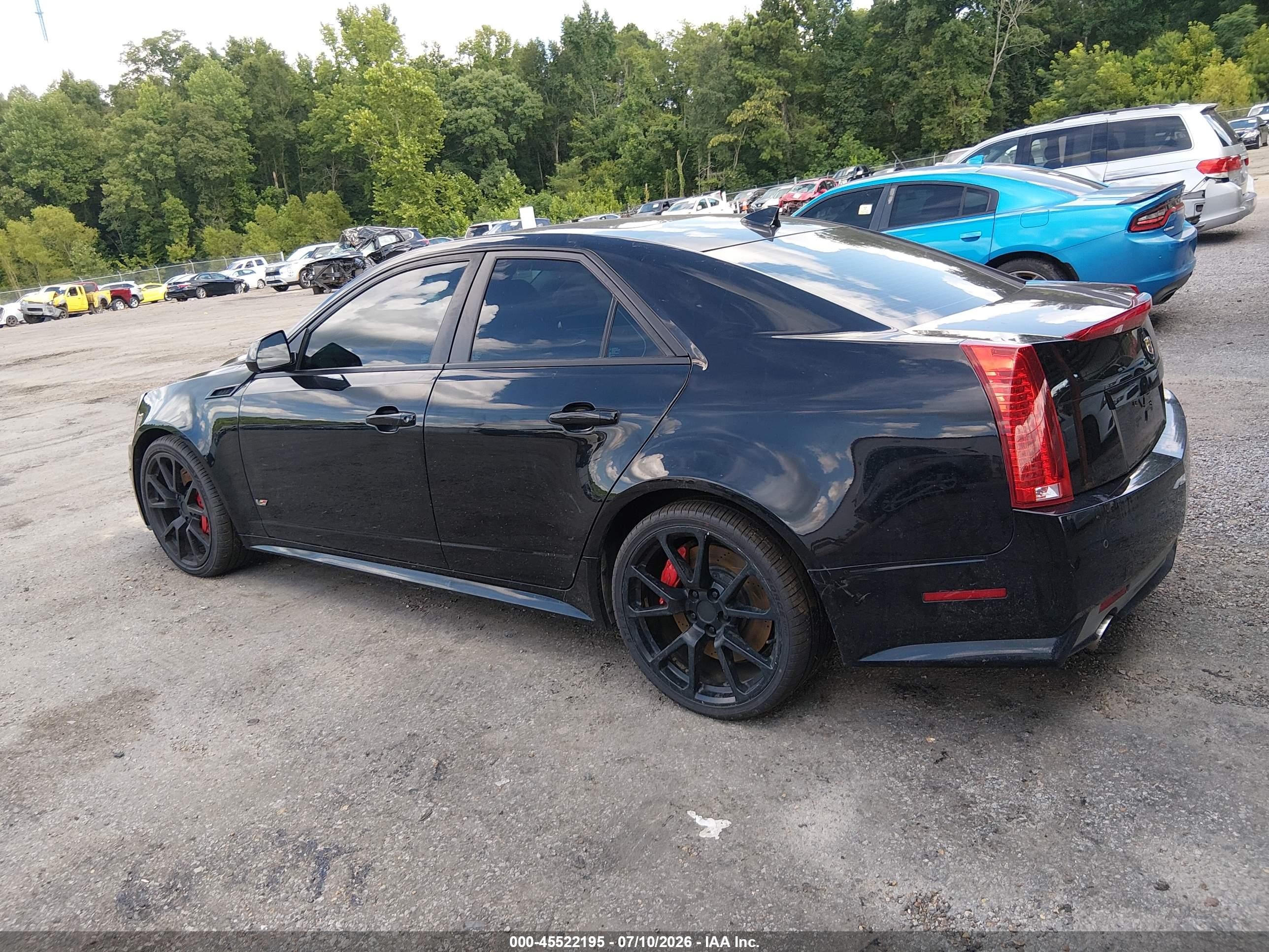 2011 Cadillac Cts-v   Black vin: 1G6DV5EP9B0139605